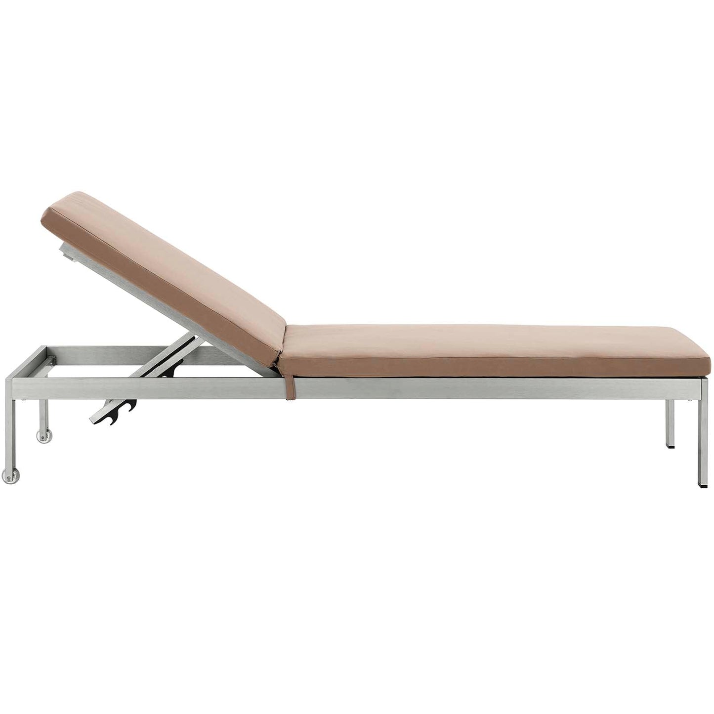 Modway Shore Outdoor Patio Aluminum Chaise with Cushions |  | Modishstore-11