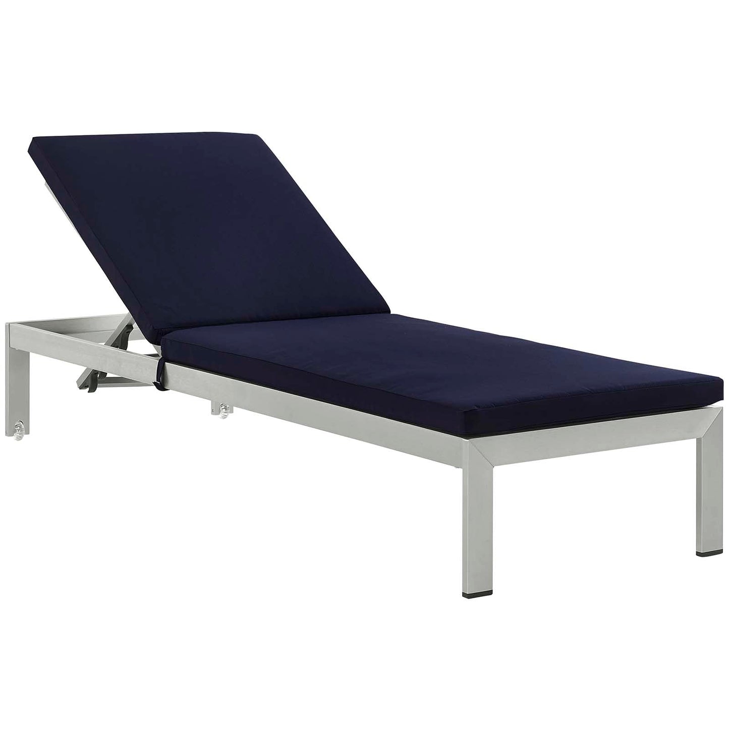 Modway Shore Outdoor Patio Aluminum Chaise with Cushions |  | Modishstore-13