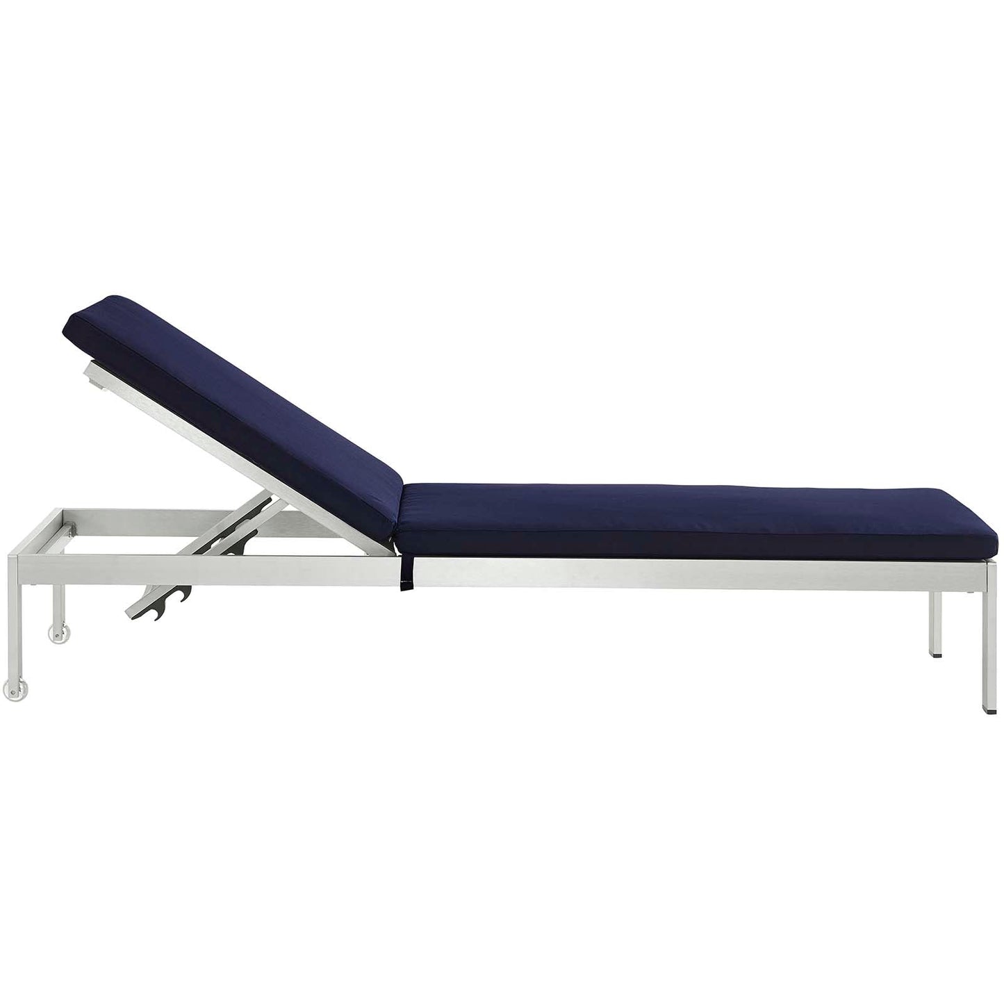 Modway Shore Outdoor Patio Aluminum Chaise with Cushions |  | Modishstore-15
