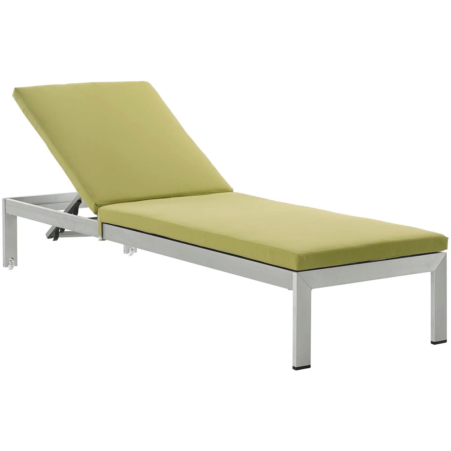Modway Shore Outdoor Patio Aluminum Chaise with Cushions |  | Modishstore-21