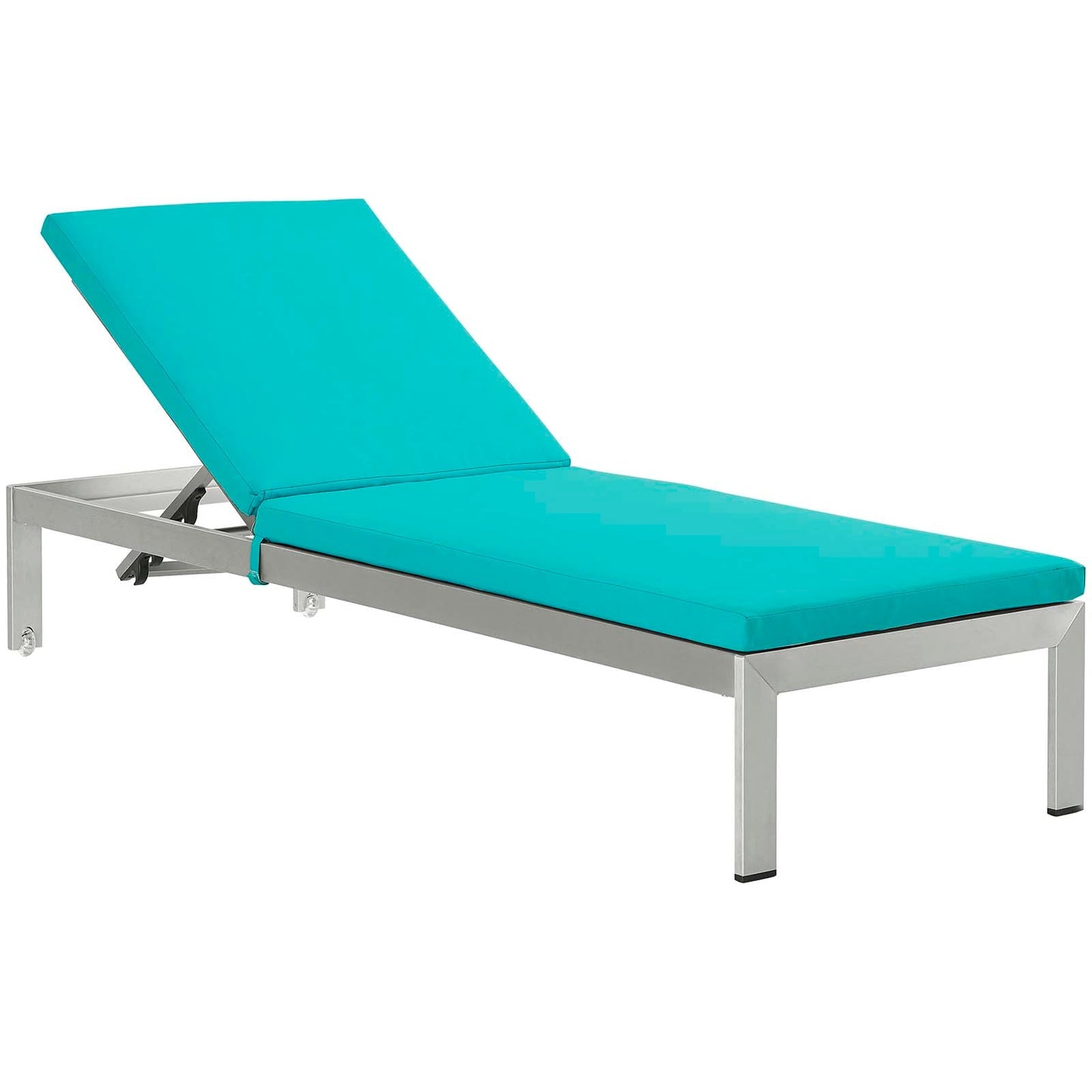 Modway Shore Outdoor Patio Aluminum Chaise with Cushions |  | Modishstore-25