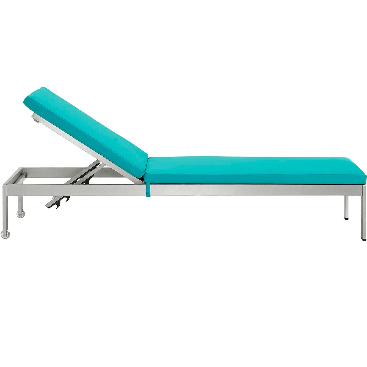 Modway Shore Outdoor Patio Aluminum Chaise with Cushions |  | Modishstore-27