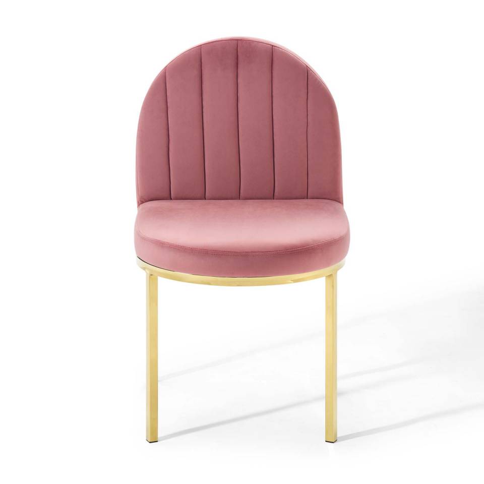 Modway Isla Dining Side Chair Performance Velvet Set of 2 | Side Chairs | 