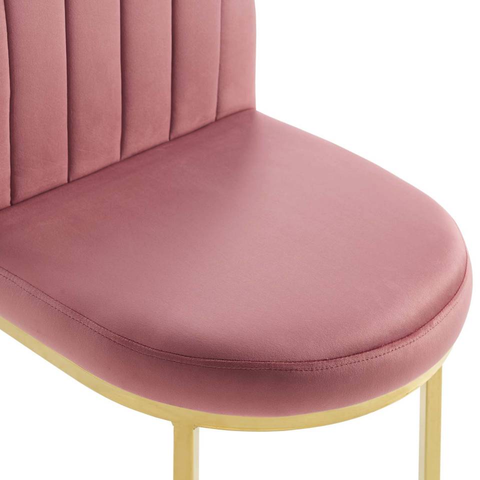Modway Isla Dining Side Chair Performance Velvet Set of 2 | Side Chairs | 