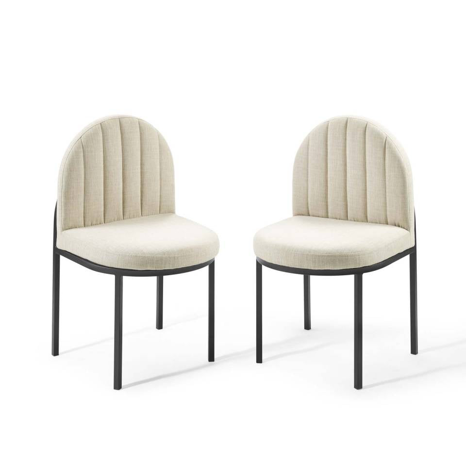 Modway Isla Dining Side Chair Upholstered Fabric Set of 2 | Side Chairs | 
