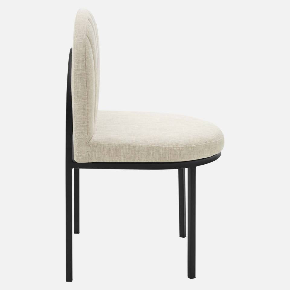 Modway Isla Dining Side Chair Upholstered Fabric Set of 2 | Side Chairs | 