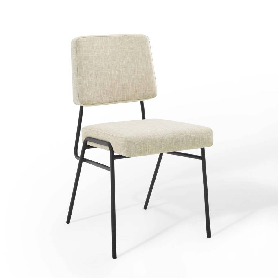 Modway Craft Dining Side Chair Upholstered Fabric Set of 2 | Side Chairs | 