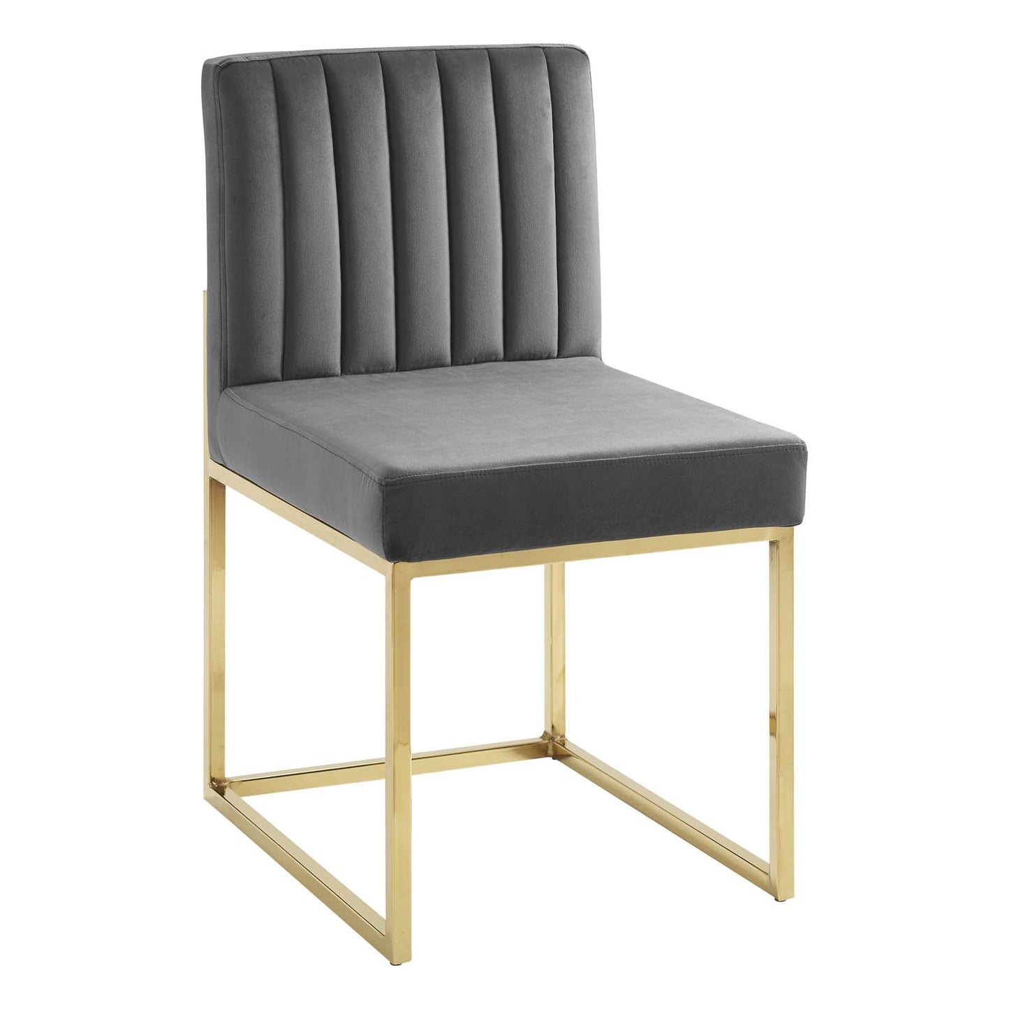 Modway Carriage Dining Chair Performance Velvet Set of 2 | Dining Chairs | 