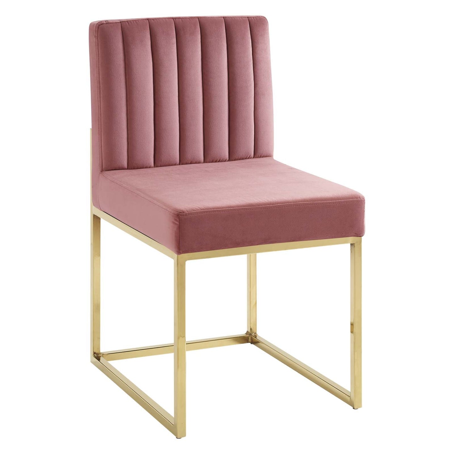 Modway Carriage Dining Chair Performance Velvet Set of 2 | Dining Chairs | 