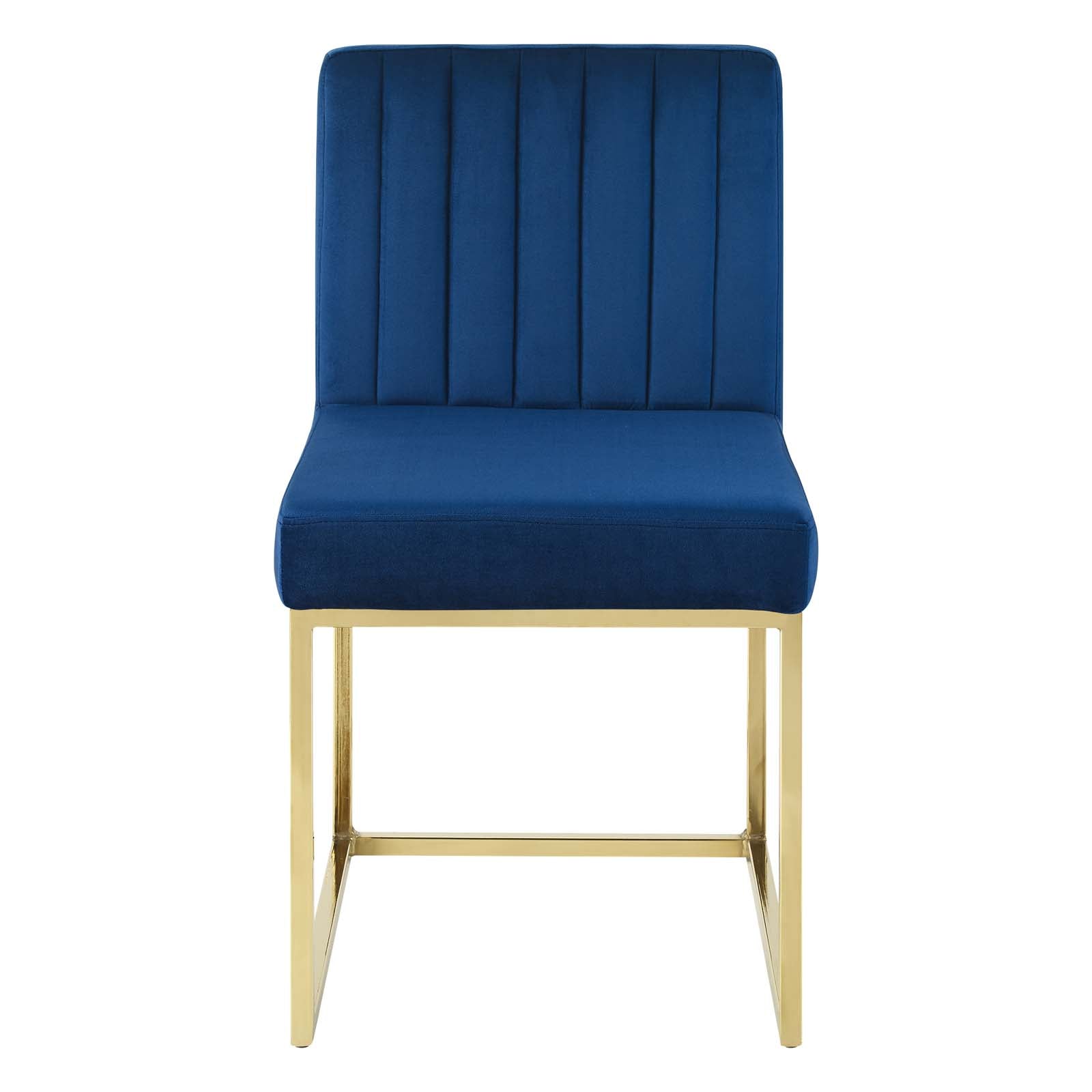 Modway Carriage Dining Chair Performance Velvet Set of 2 | Dining Chairs | 