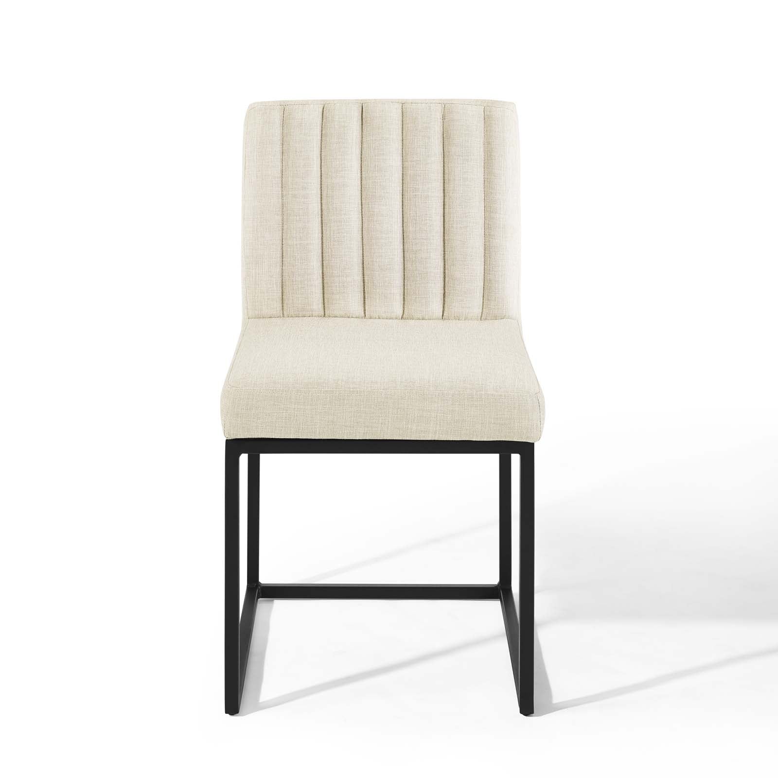 Modway Carriage Dining Chair Upholstered Fabric Set of 2 | Dining Chairs | 