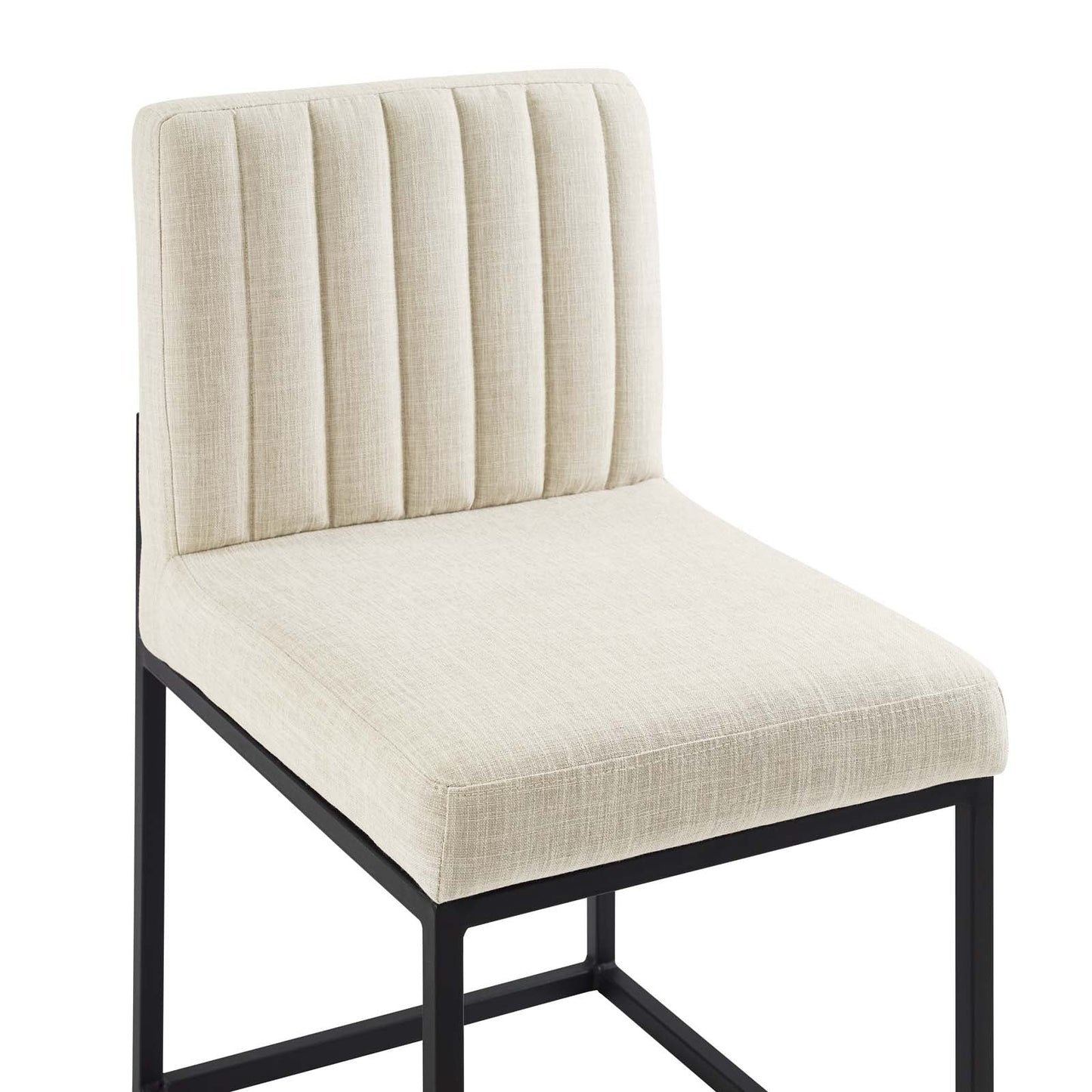 Modway Carriage Dining Chair Upholstered Fabric Set of 2 | Dining Chairs | 