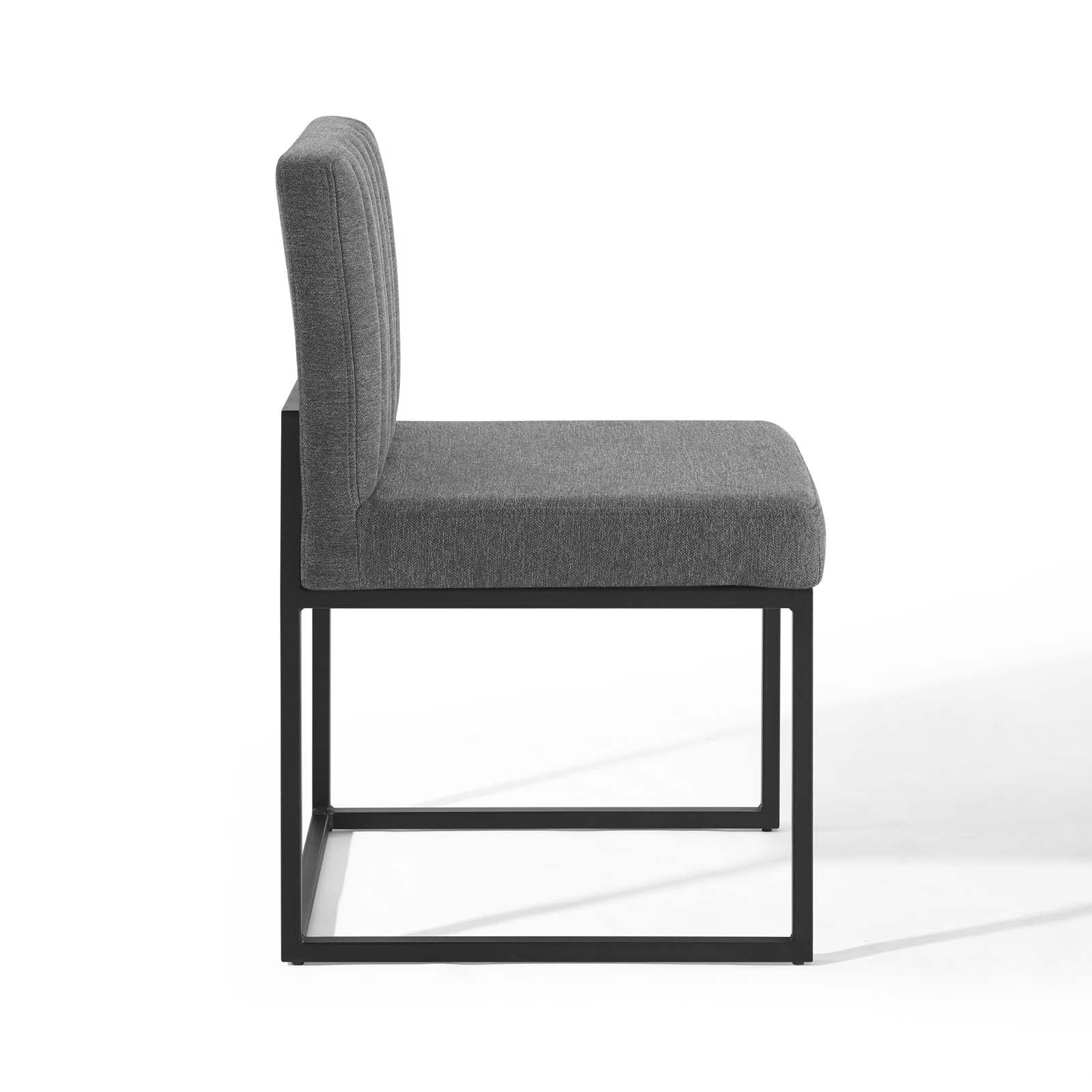 Modway Carriage Dining Chair Upholstered Fabric Set of 2 | Dining Chairs | 