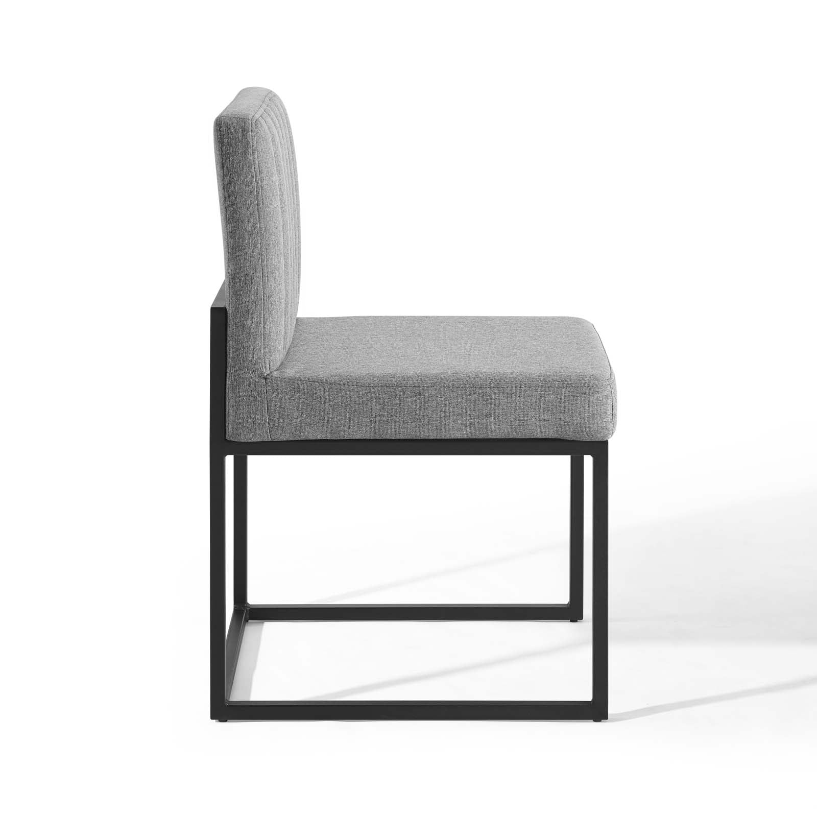 Modway Carriage Dining Chair Upholstered Fabric Set of 2 | Dining Chairs | 
