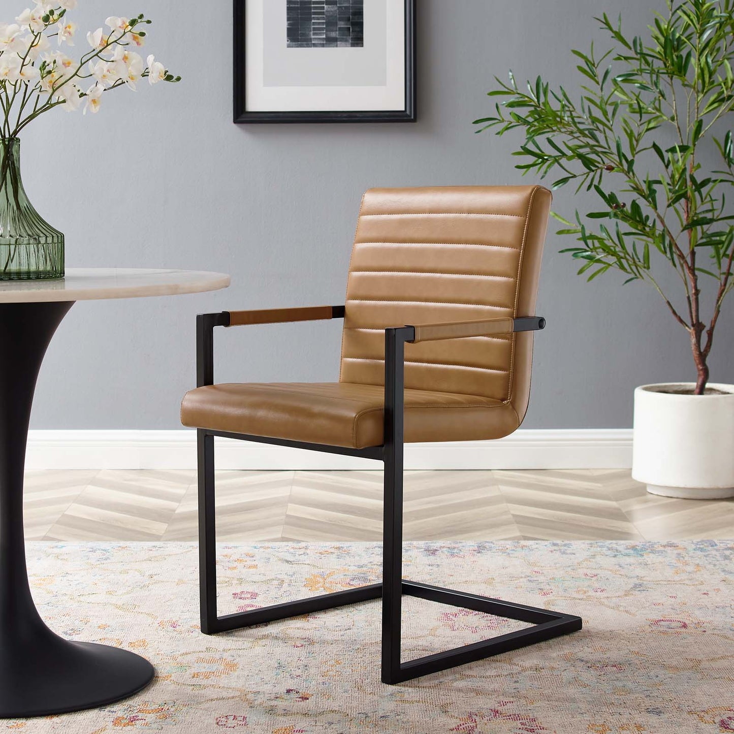 Savoy Vegan Leather Dining Chairs - Set of 2 By Modway | Dining Chairs | Modishstore-9