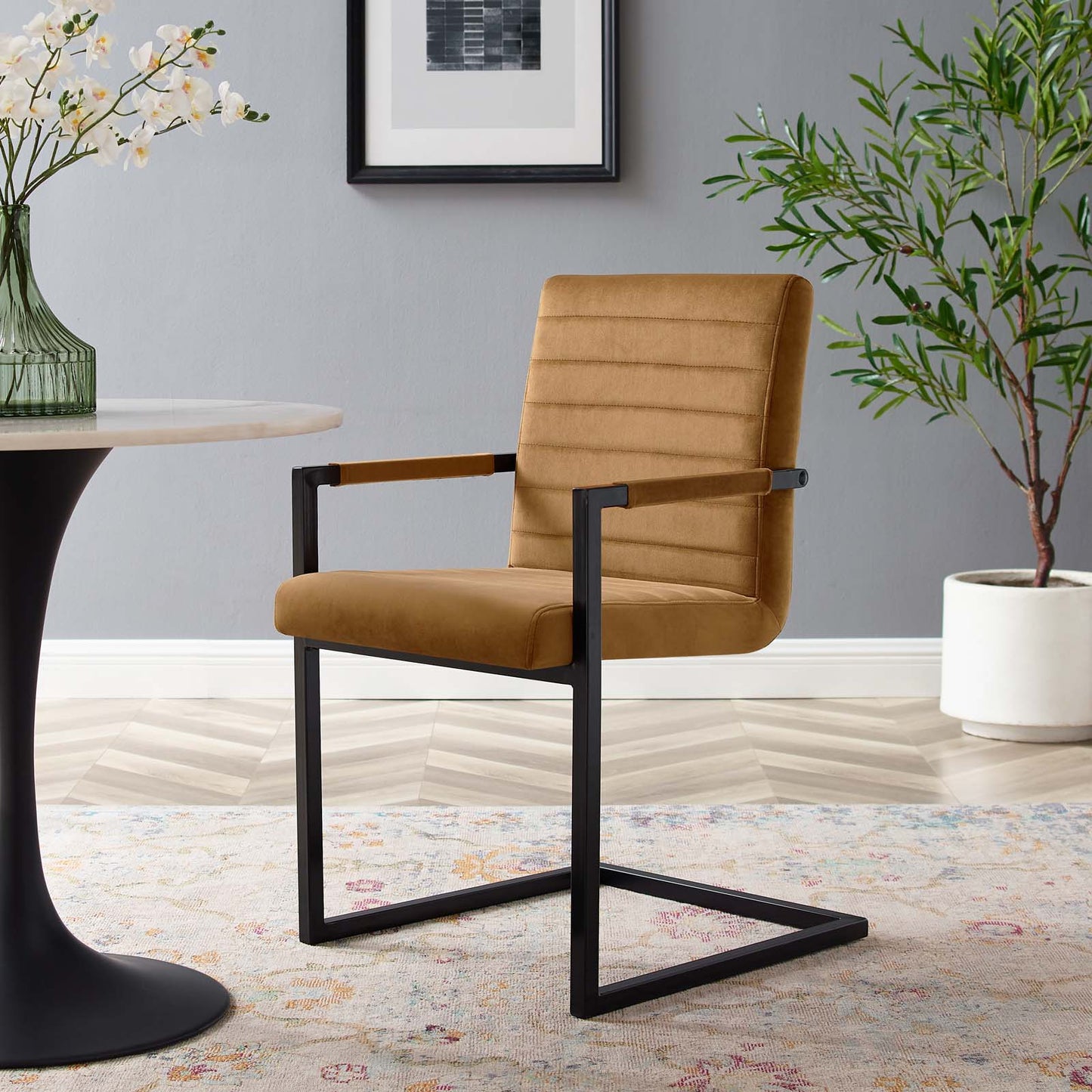 Savoy Performance Velvet Dining Chairs - Set of 2 By Modway | Dining Chairs | Modishstore