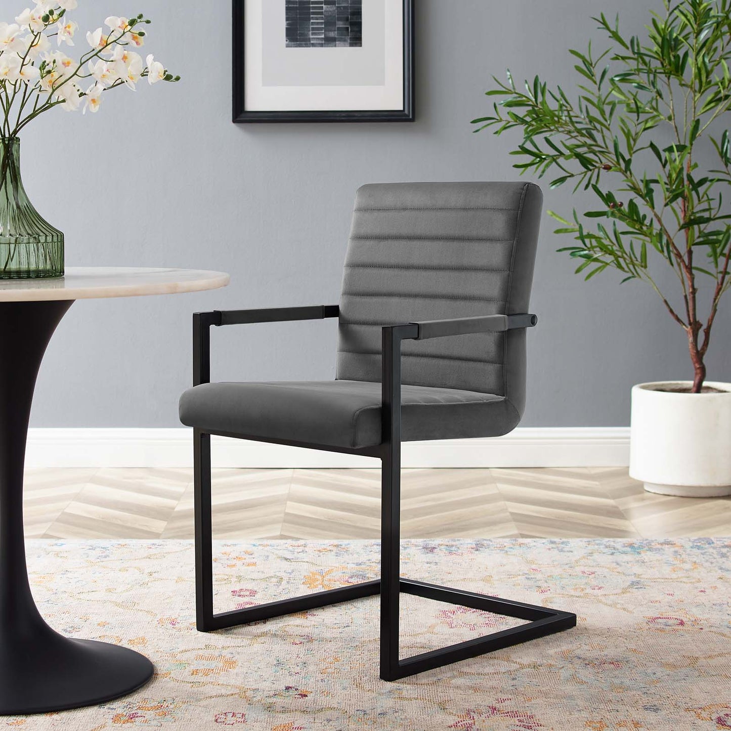 Savoy Performance Velvet Dining Chairs - Set of 2 By Modway | Dining Chairs | Modishstore-15