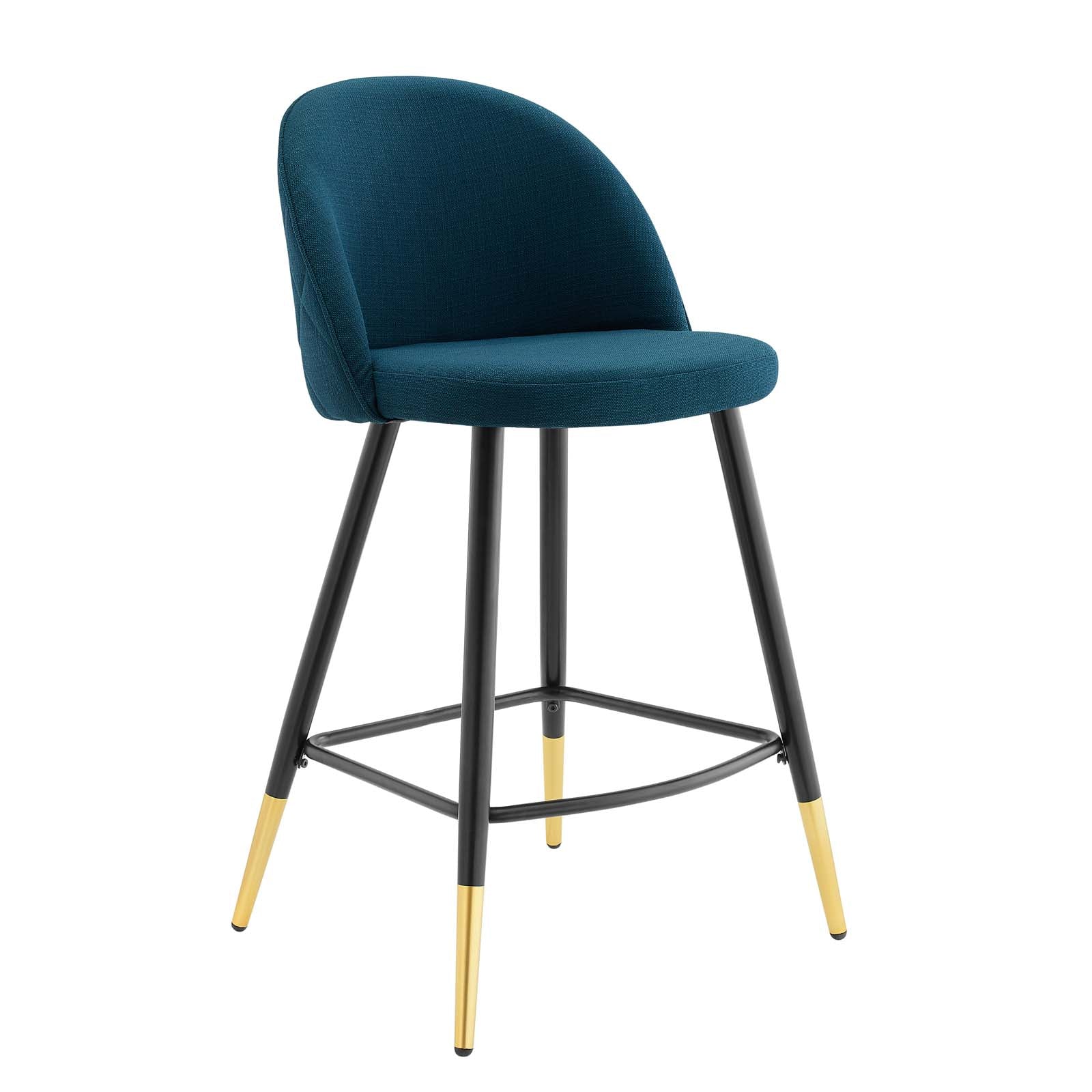 Modway Cordial Fabric Counter Stools - Set of 2 | Counter Stools | 