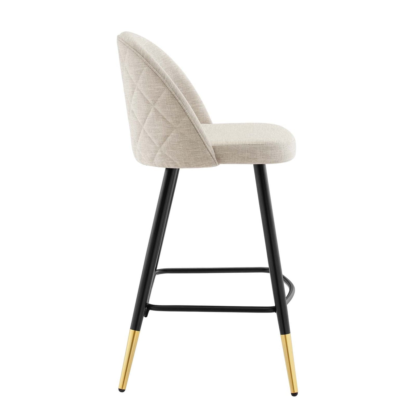 Modway Cordial Fabric Counter Stools - Set of 2 | Counter Stools | 