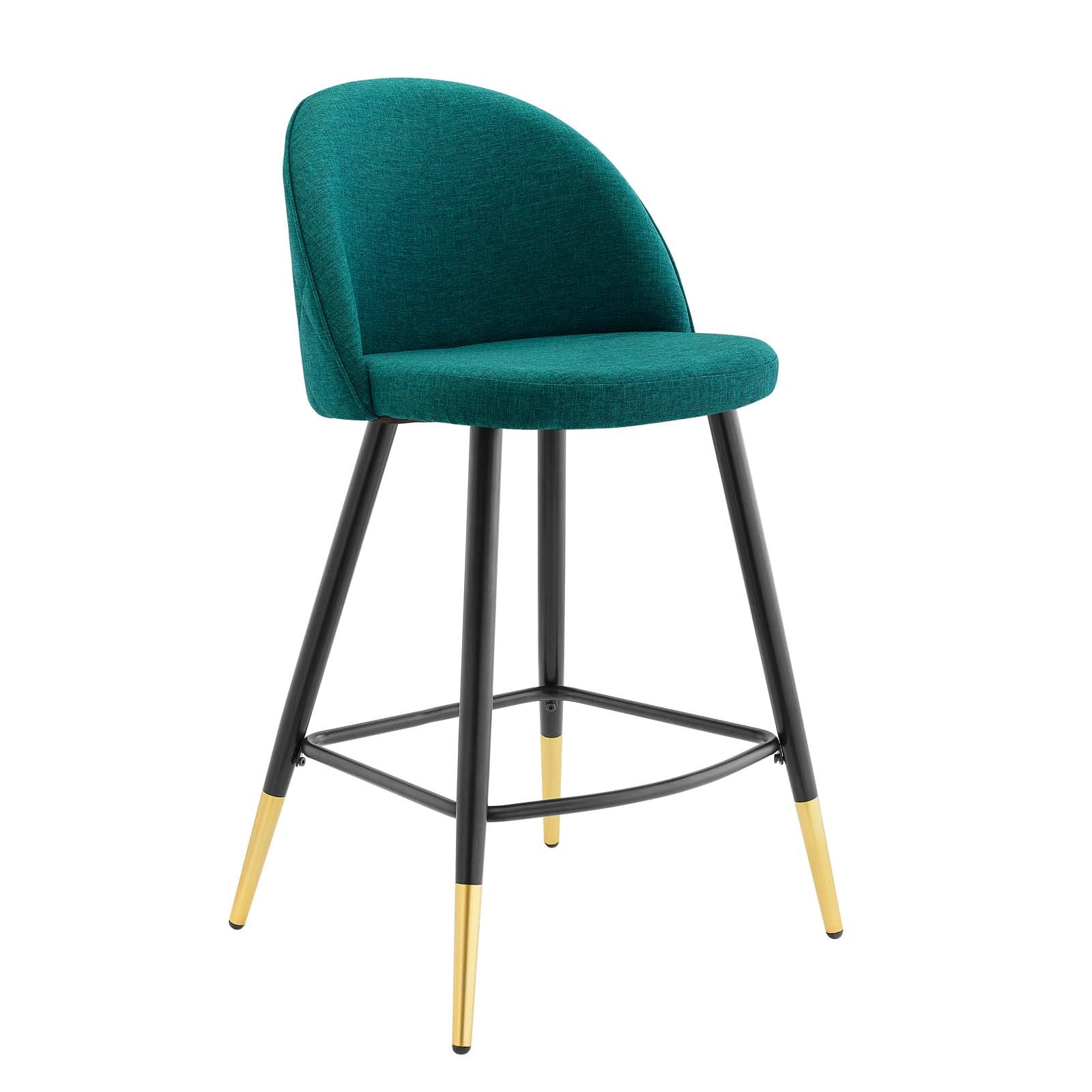 Modway Cordial Fabric Counter Stools - Set of 2 | Counter Stools | 