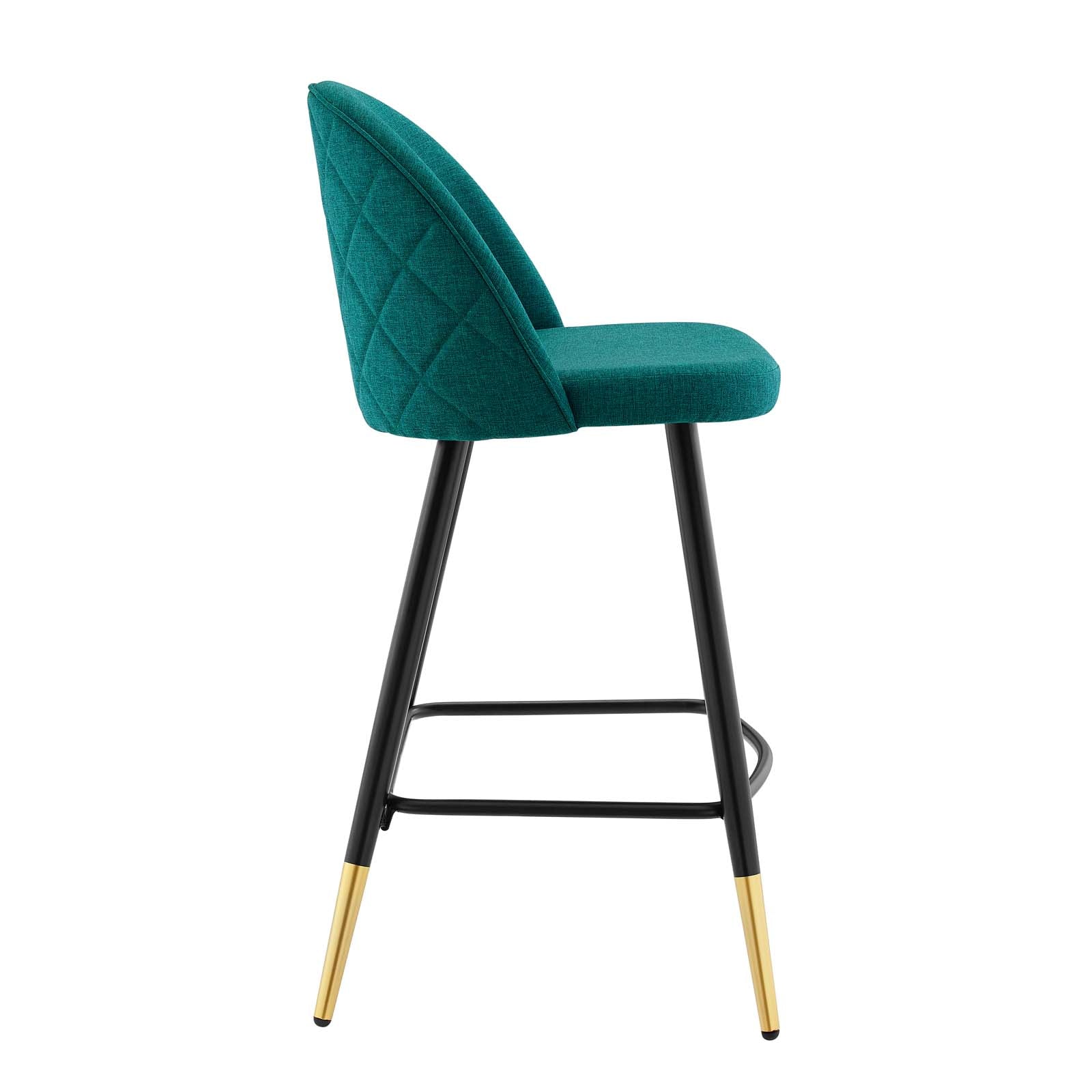 Modway Cordial Fabric Counter Stools - Set of 2 | Counter Stools | 