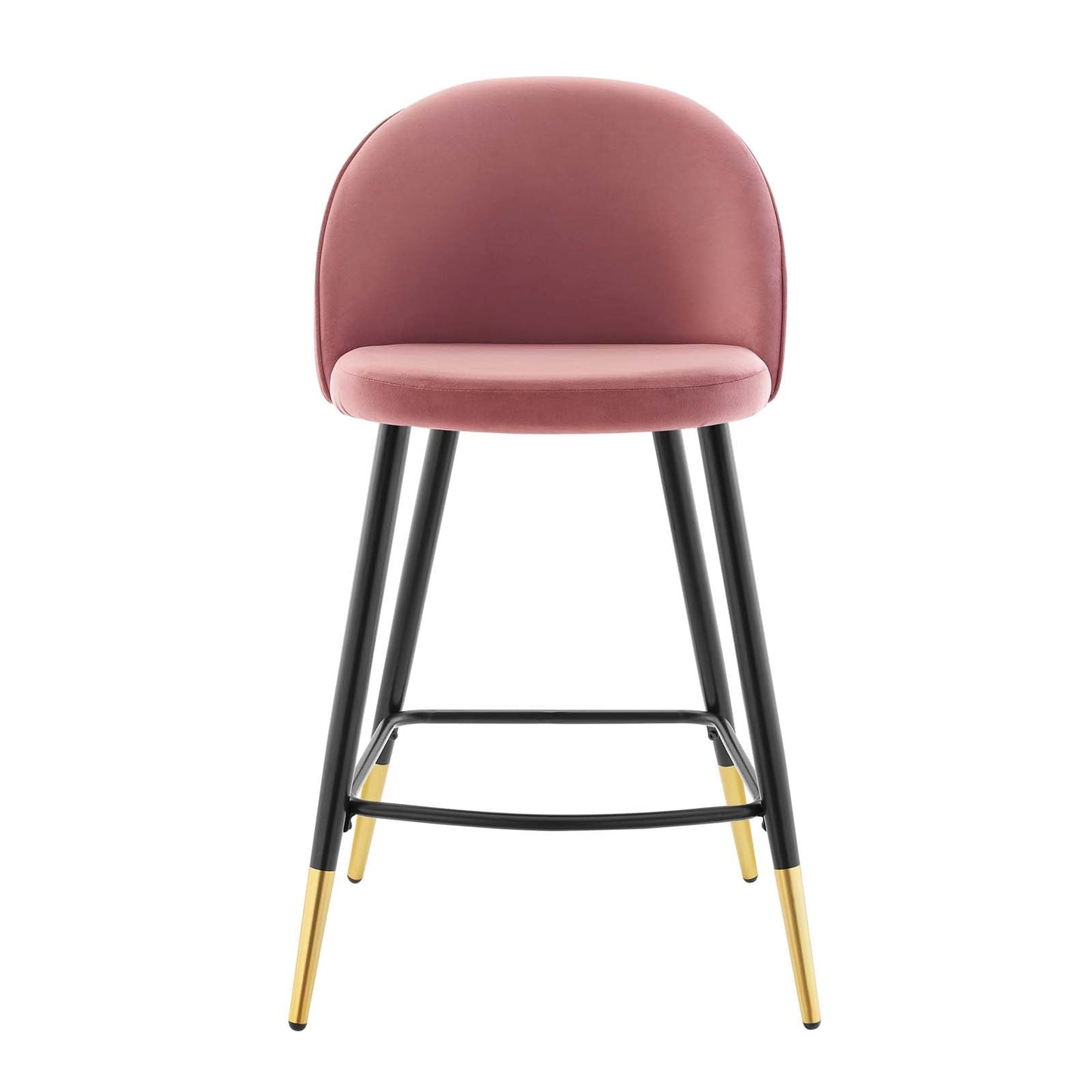 Modway Cordial Performance Velvet Counter Stools - Set of 2 | Bar Stools | 