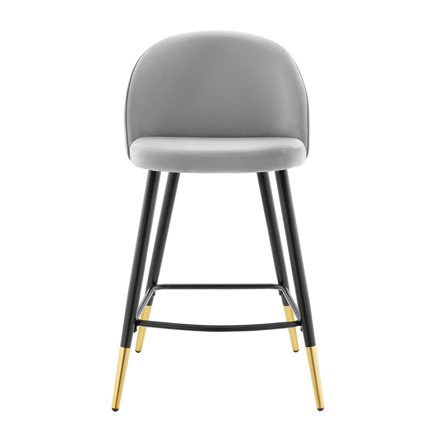 Modway Cordial Performance Velvet Counter Stools - Set of 2 | Bar Stools | 
