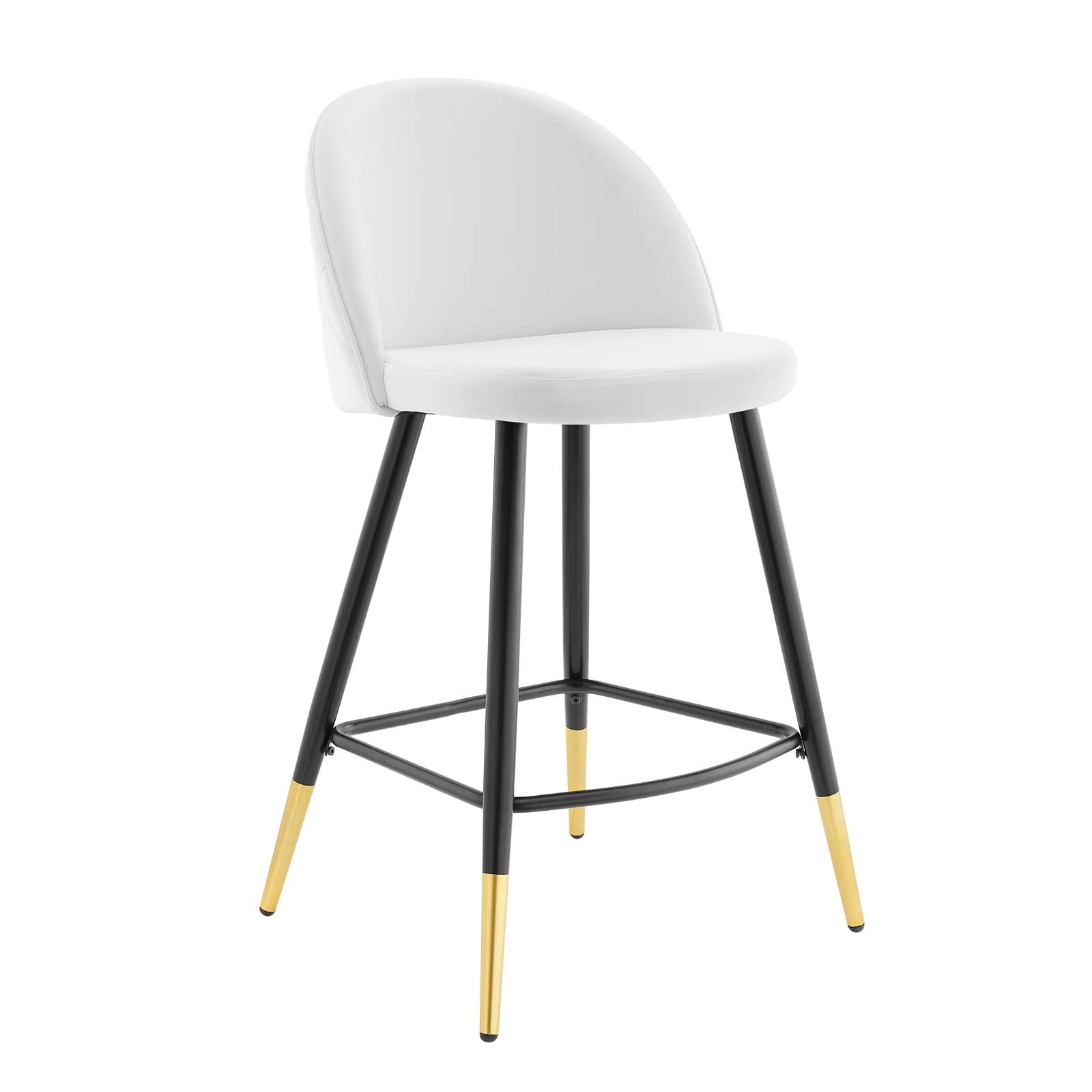 Modway Cordial Performance Velvet Counter Stools - Set of 2 | Bar Stools | 