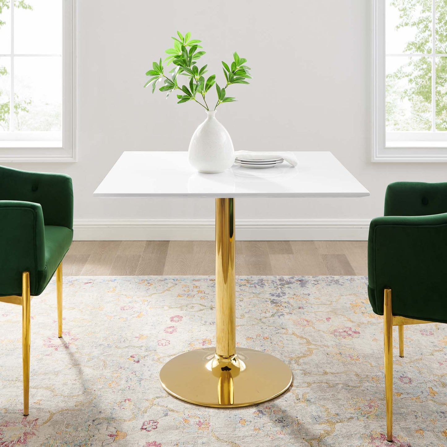 Modway Verne 35" Square Dining Table | Dining Tables | Modishstore