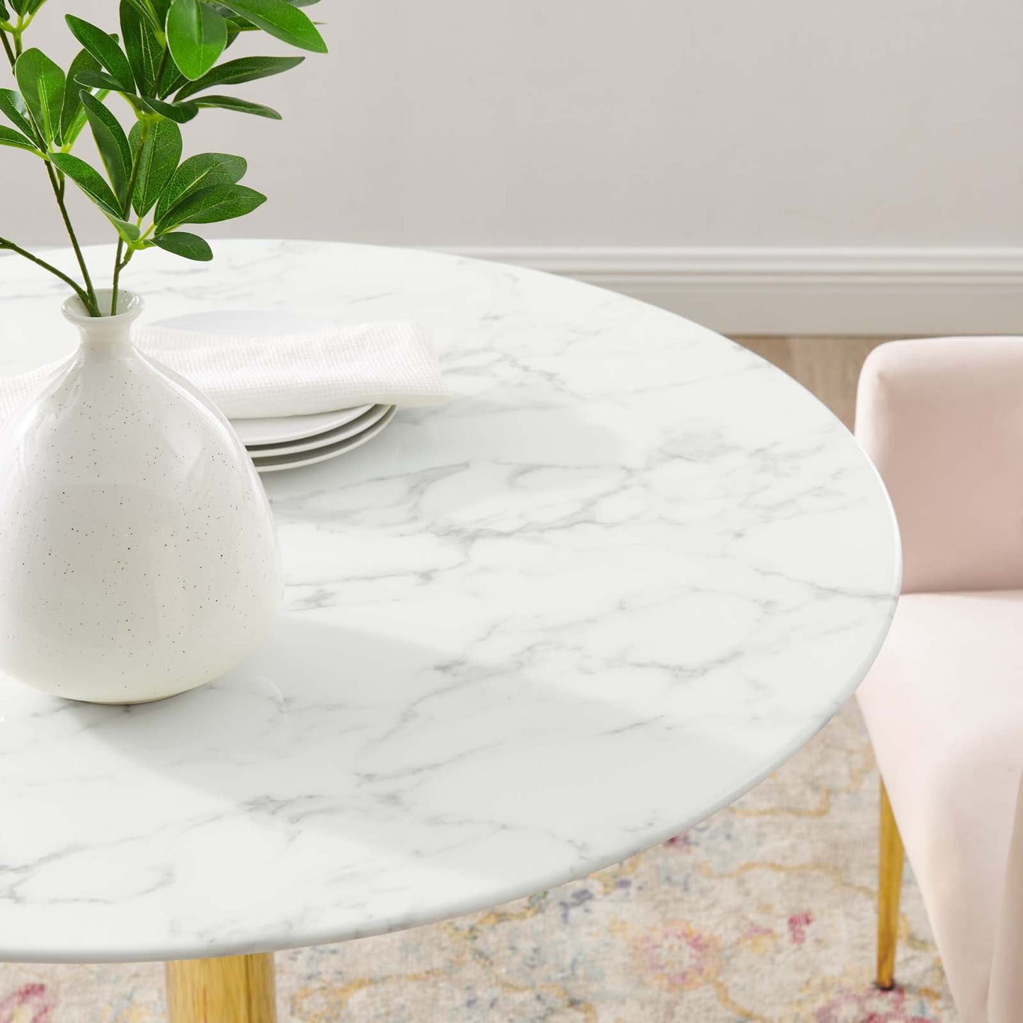 Modway Verne 35" Artificial Marble Dining Table | Dining Tables | Modishstore-6