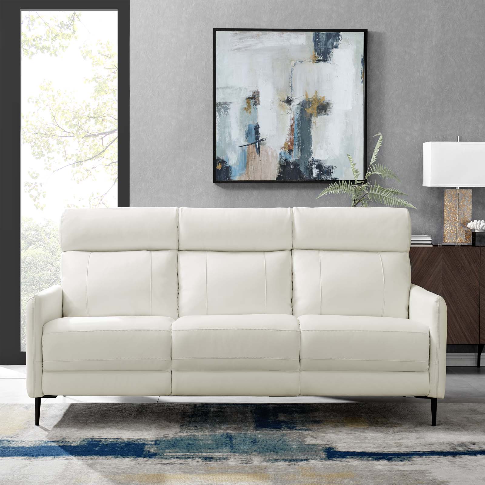Modway Huxley Leather Sofa | Sofas | 