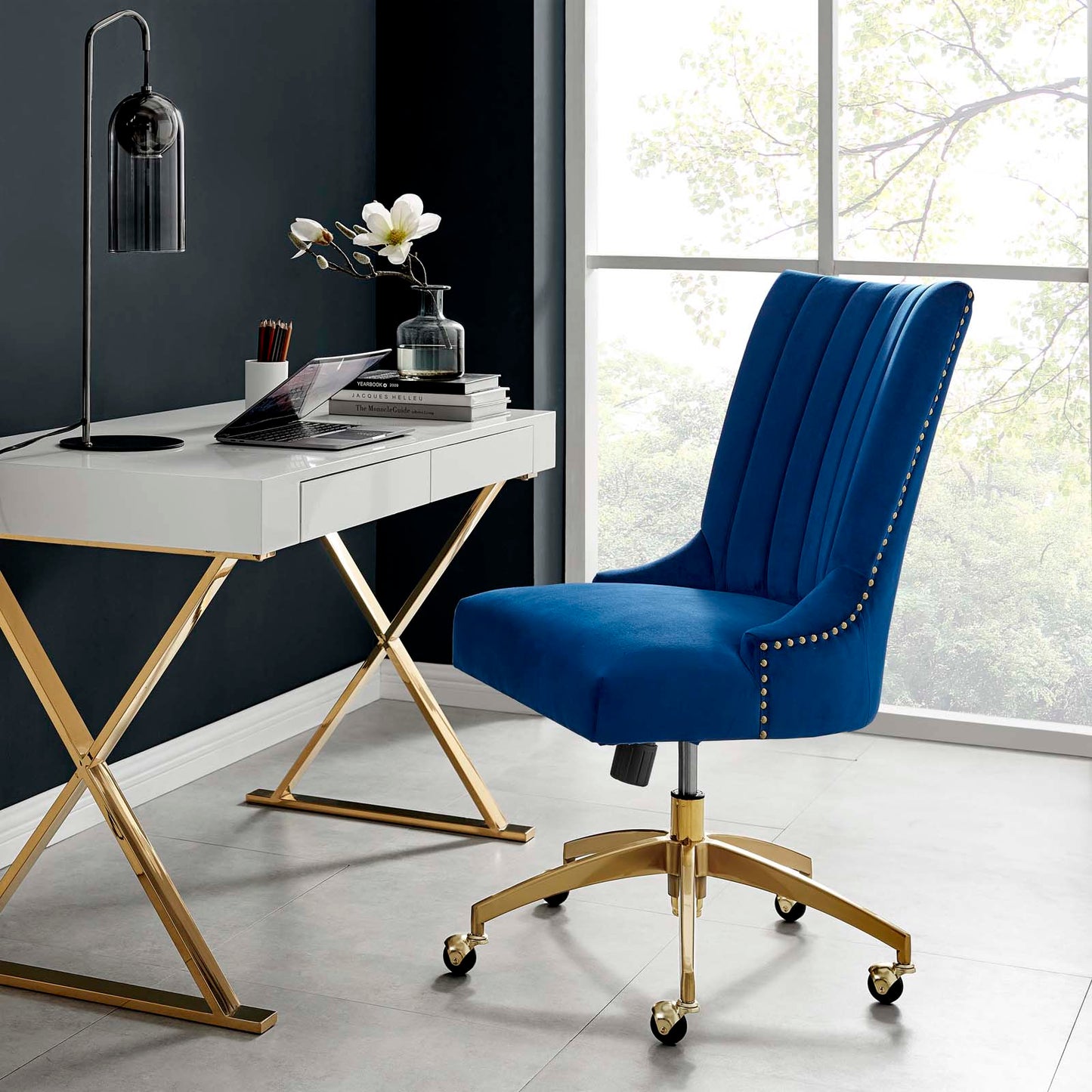 Modway Empower Channel Tufted Performance Velvet Office Chair | Office Chairs | 