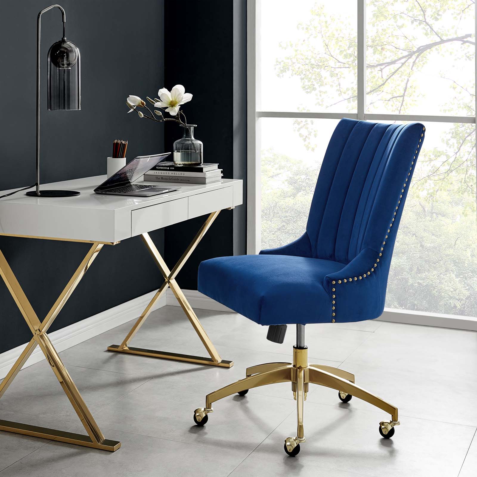 Modway Empower Channel Tufted Performance Velvet Office Chair | Office Chairs | 