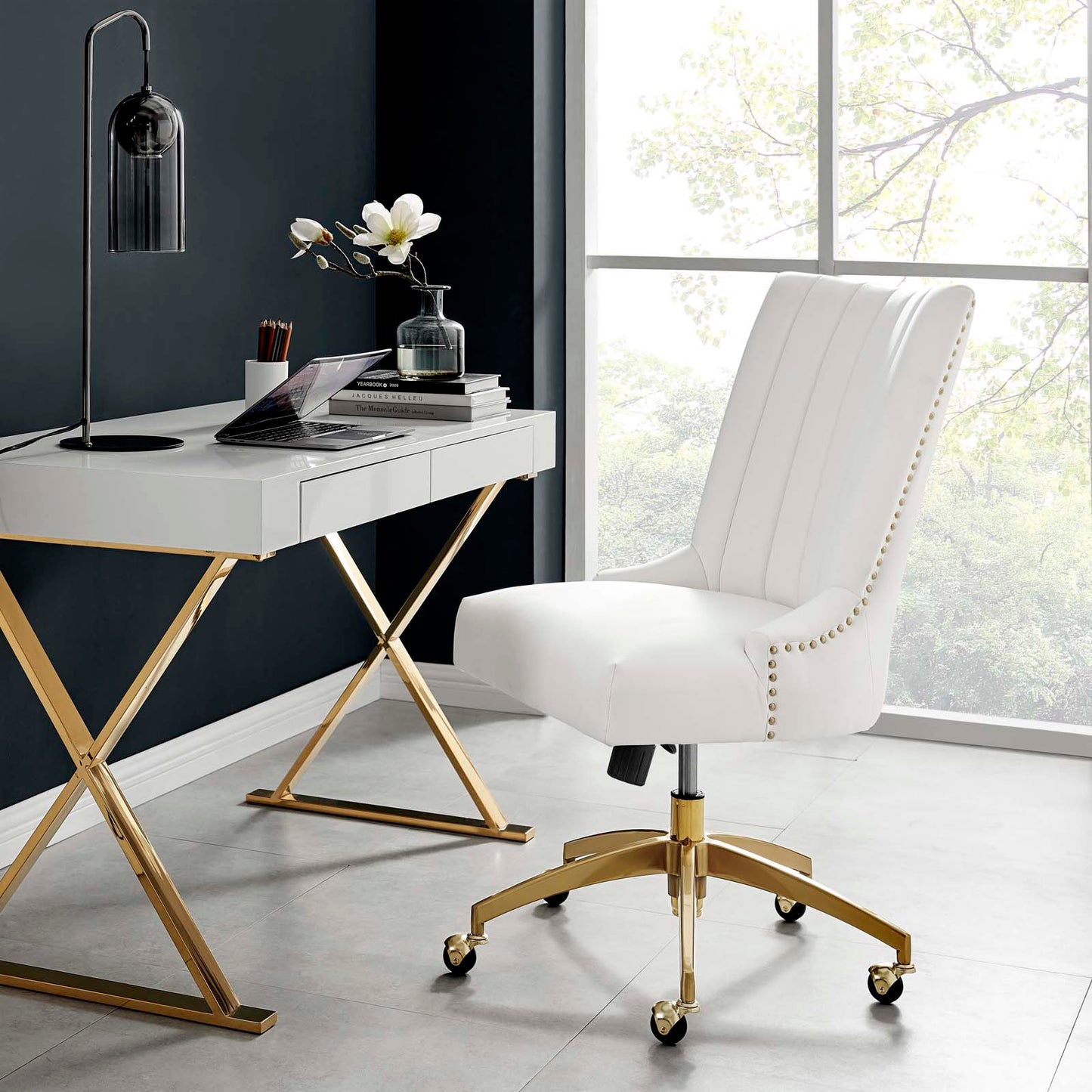 Modway Empower Channel Tufted Performance Velvet Office Chair | Office Chairs | 