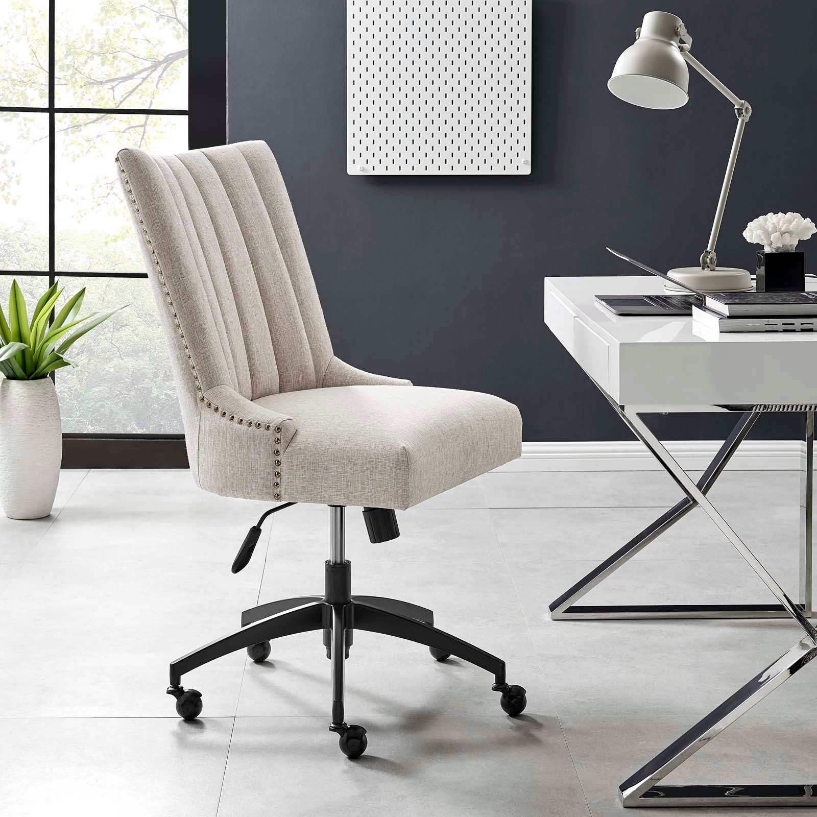Modway Empower Channel Tufted Fabric Office Chair | Office Chairs