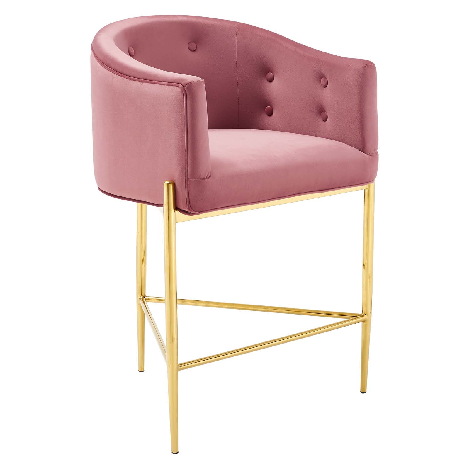 Savour Tufted Performance Velvet Counter Stool Set of 2 By Modway - EEI-4596 | Counter Stools | Modishstore - 3