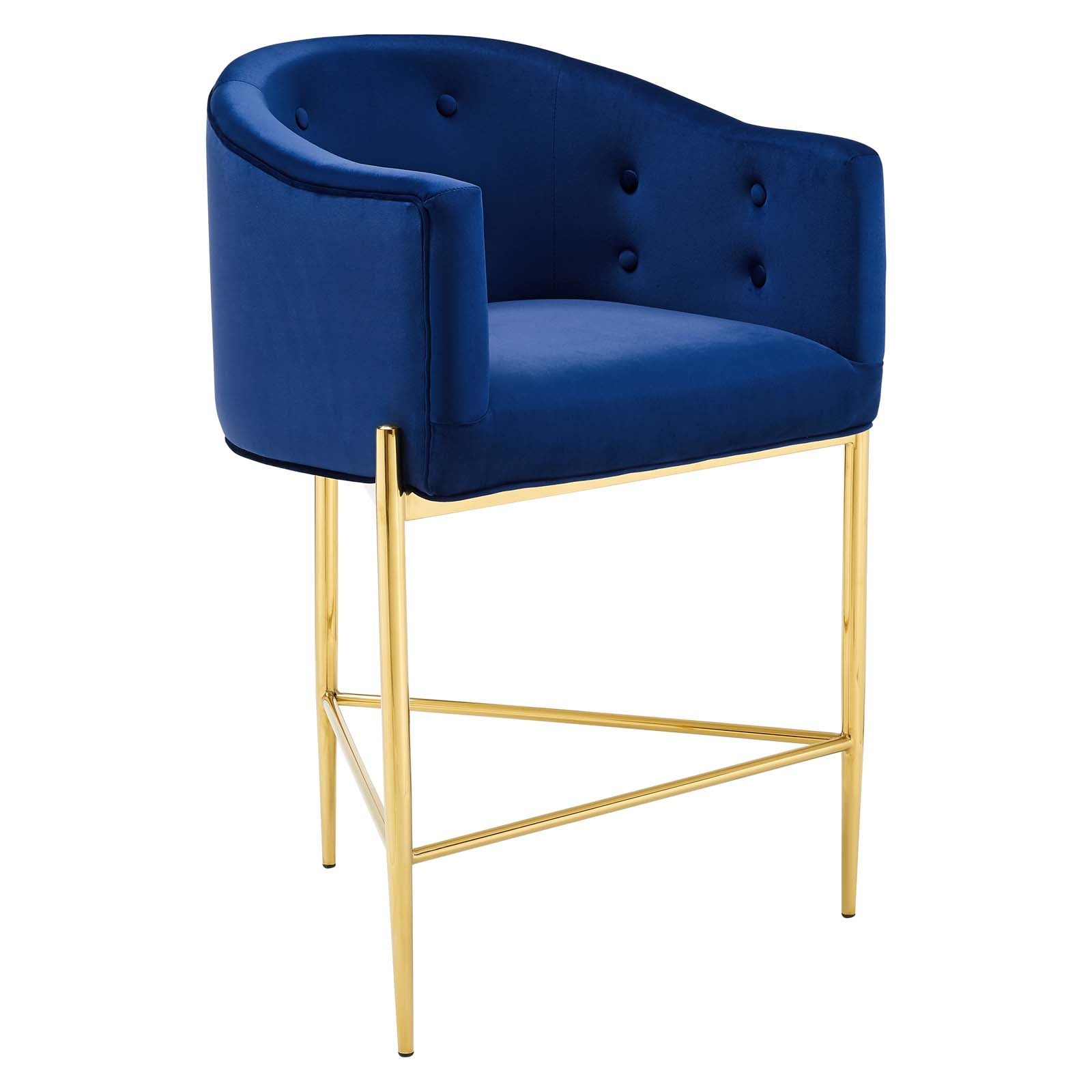 Savour Tufted Performance Velvet Counter Stool Set of 2 By Modway - EEI-4596 | Counter Stools | Modishstore - 11
