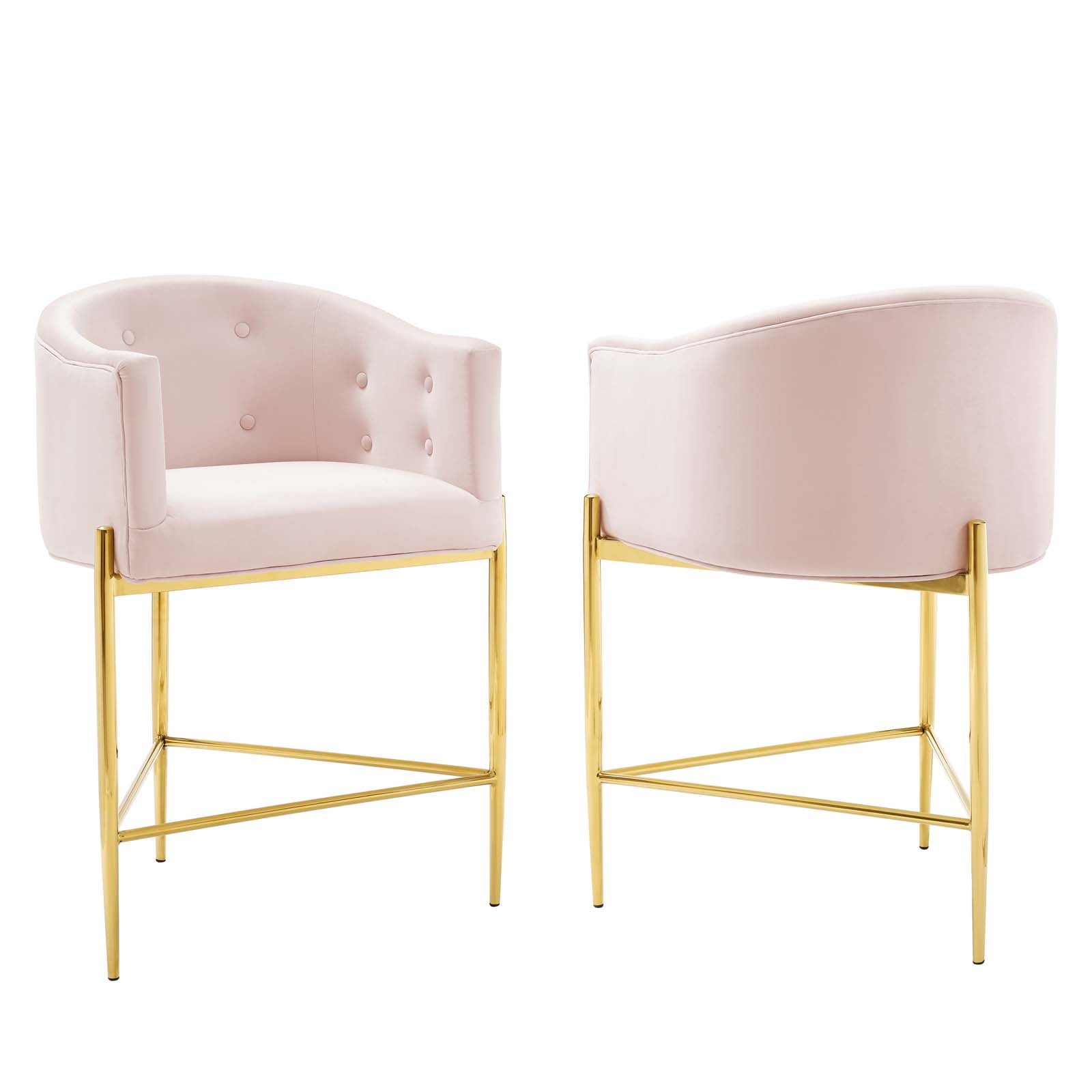 Savour Tufted Performance Velvet Counter Stool Set of 2 By Modway - EEI-4596 | Counter Stools | Modishstore - 18