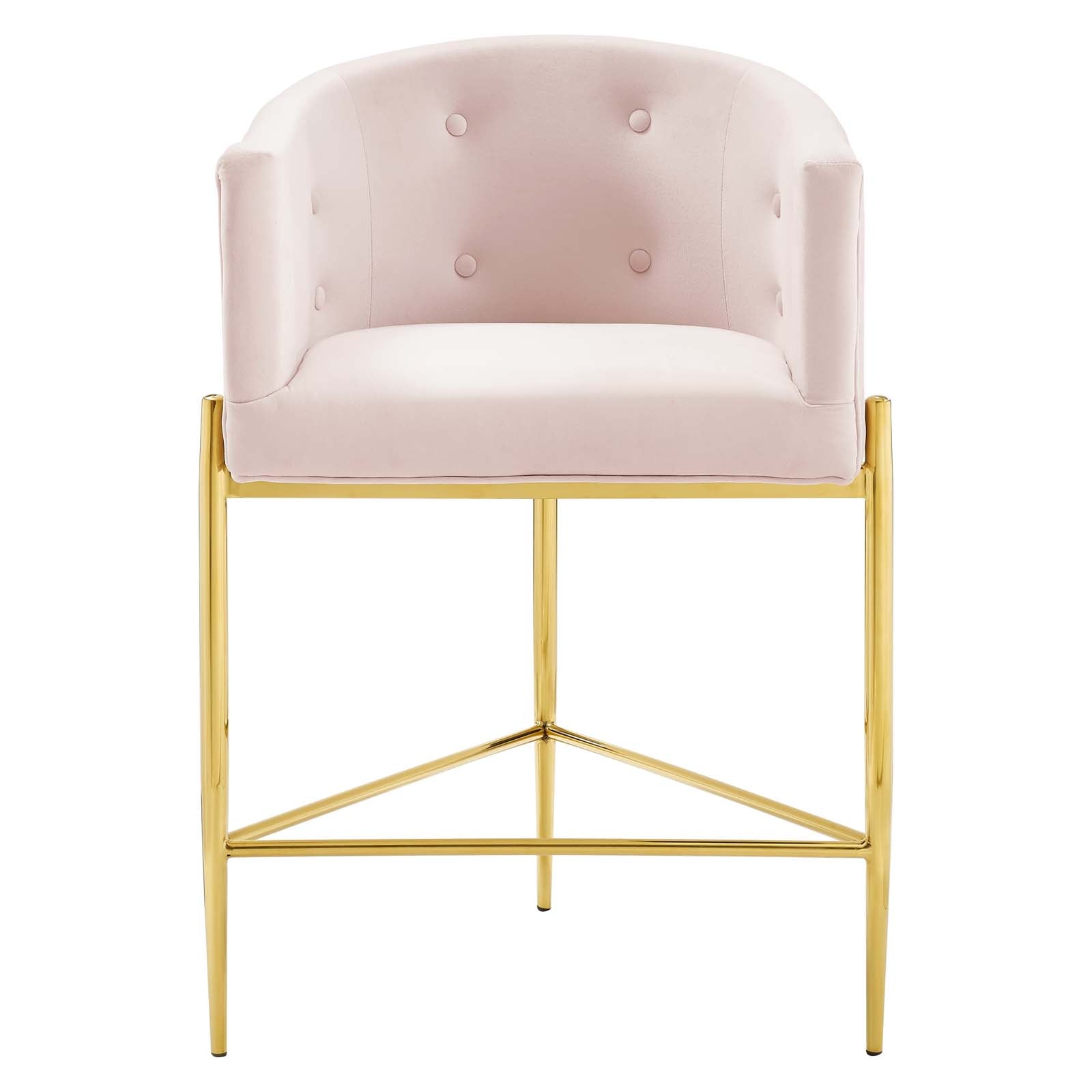 Savour Tufted Performance Velvet Counter Stool Set of 2 By Modway - EEI-4596 | Counter Stools | Modishstore - 22
