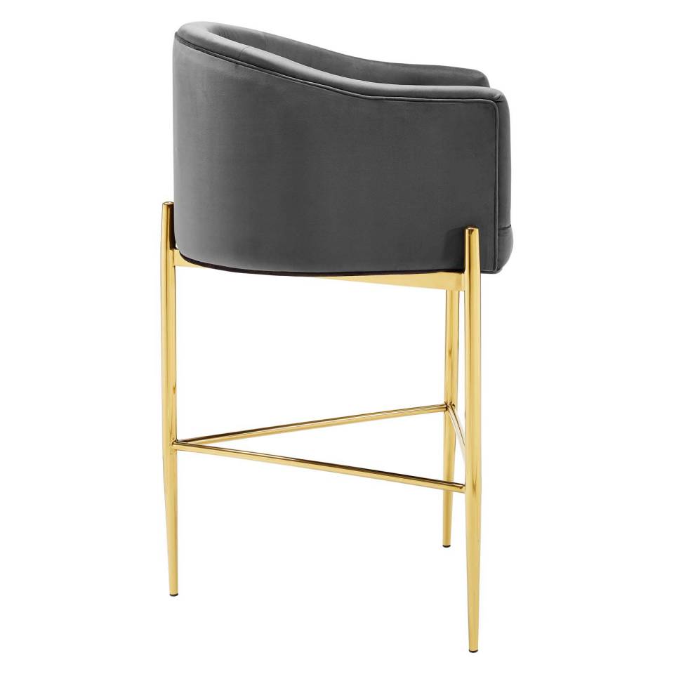 Modway Savour Tufted Performance Velvet Bar Stool Set of 2 | Bar Stools | Modishstore-4