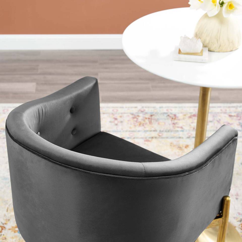 Modway Savour Tufted Performance Velvet Bar Stool Set of 2 | Bar Stools | Modishstore