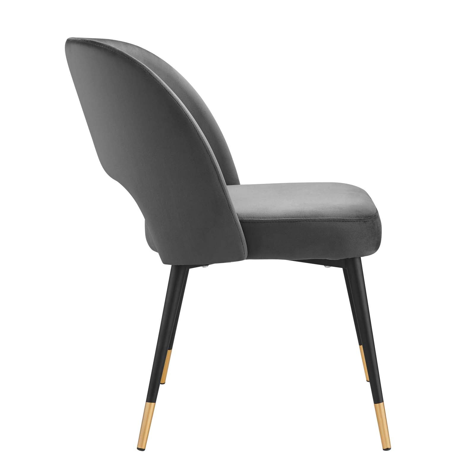 Modway Rouse Performance Velvet Dining Side Chairs - Set of 2 | Dining Chairs | Modishstore-3