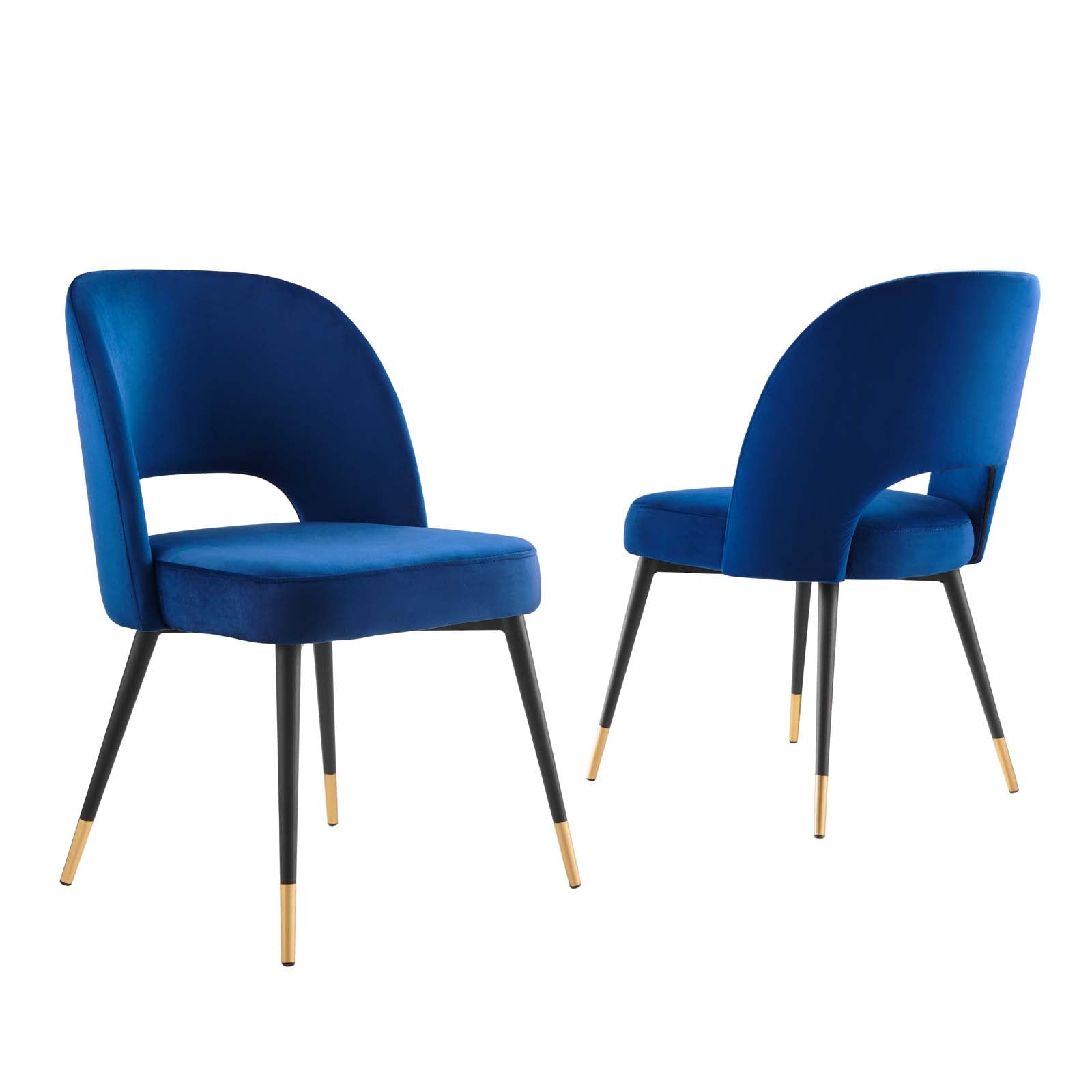 Modway Rouse Performance Velvet Dining Side Chairs - Set of 2 | Dining Chairs | Modishstore-12