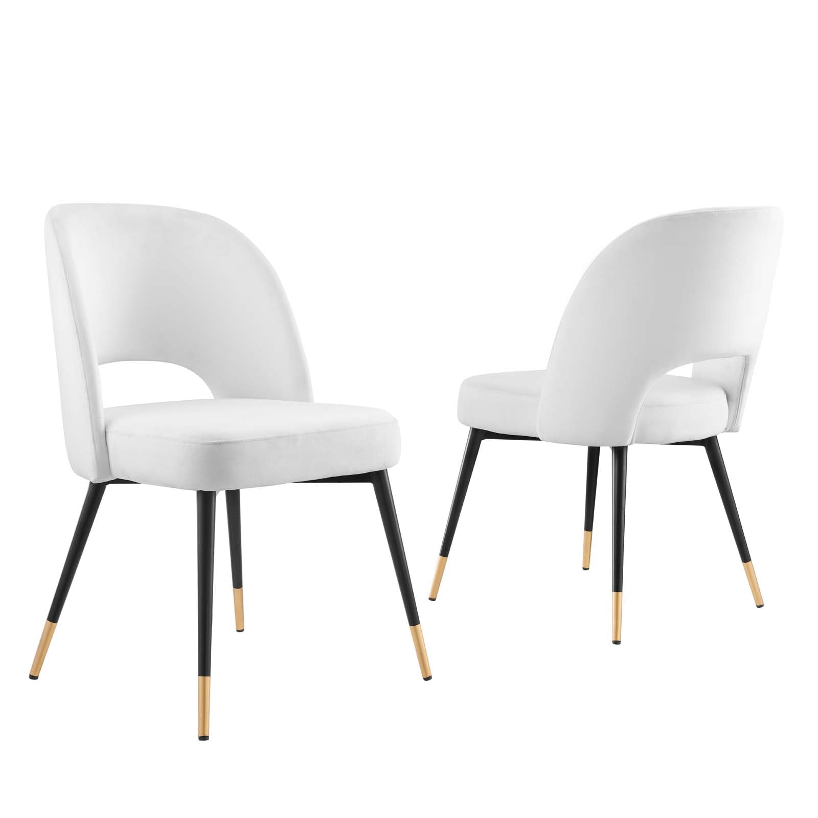 Modway Rouse Performance Velvet Dining Side Chairs - Set of 2 | Dining Chairs | Modishstore-10