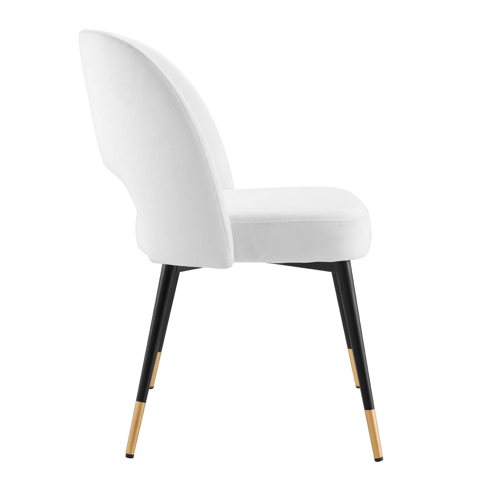 Modway Rouse Performance Velvet Dining Side Chairs - Set of 2 | Dining Chairs | Modishstore-25