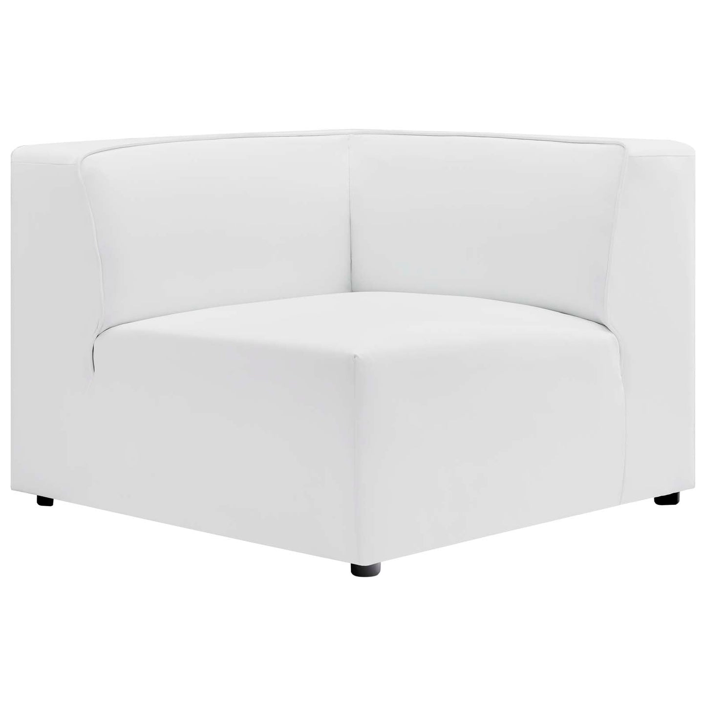Modway Mingle Vegan Leather Corner Chair | Side Chairs | Modishstore-7