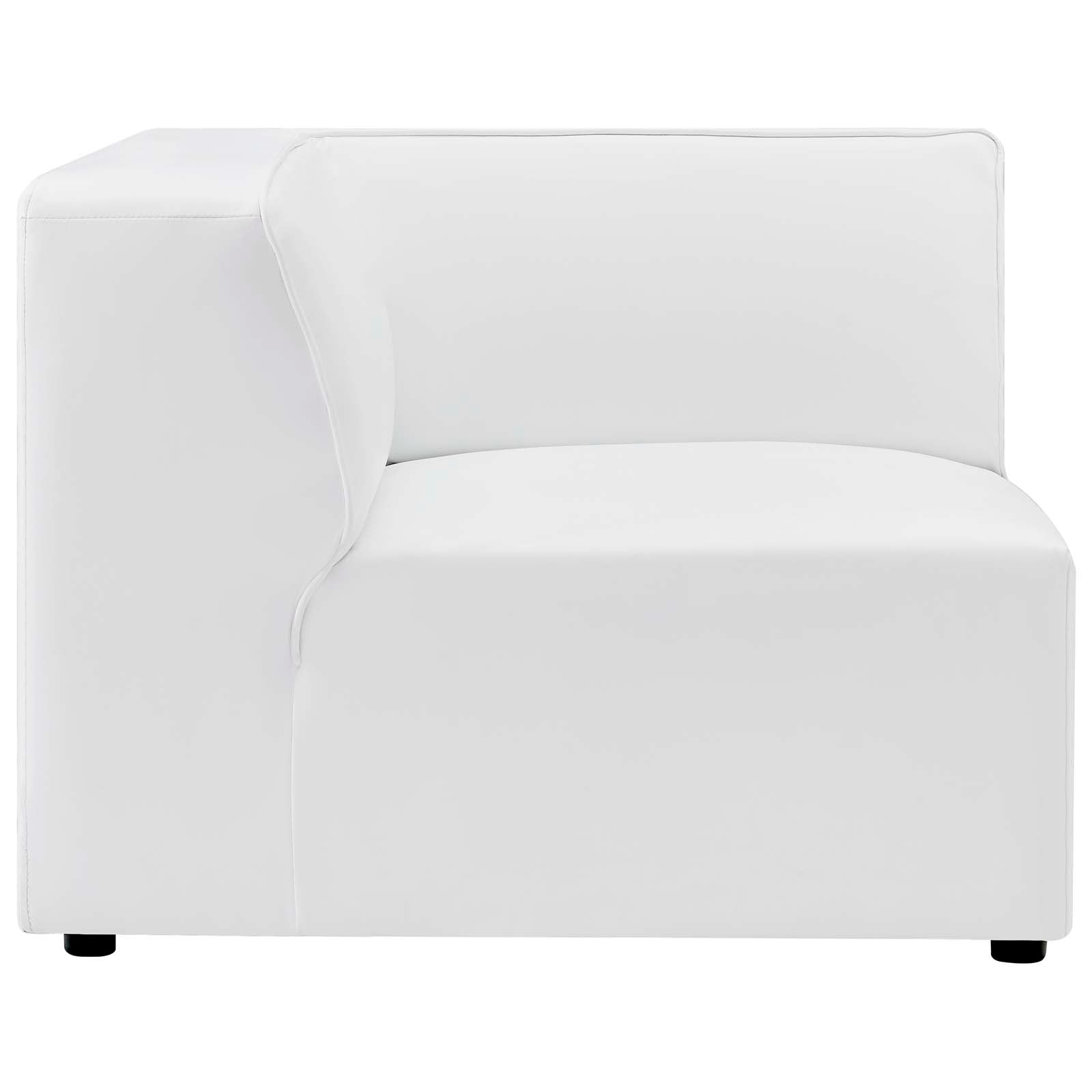 Modway Mingle Vegan Leather Corner Chair | Side Chairs | Modishstore-8
