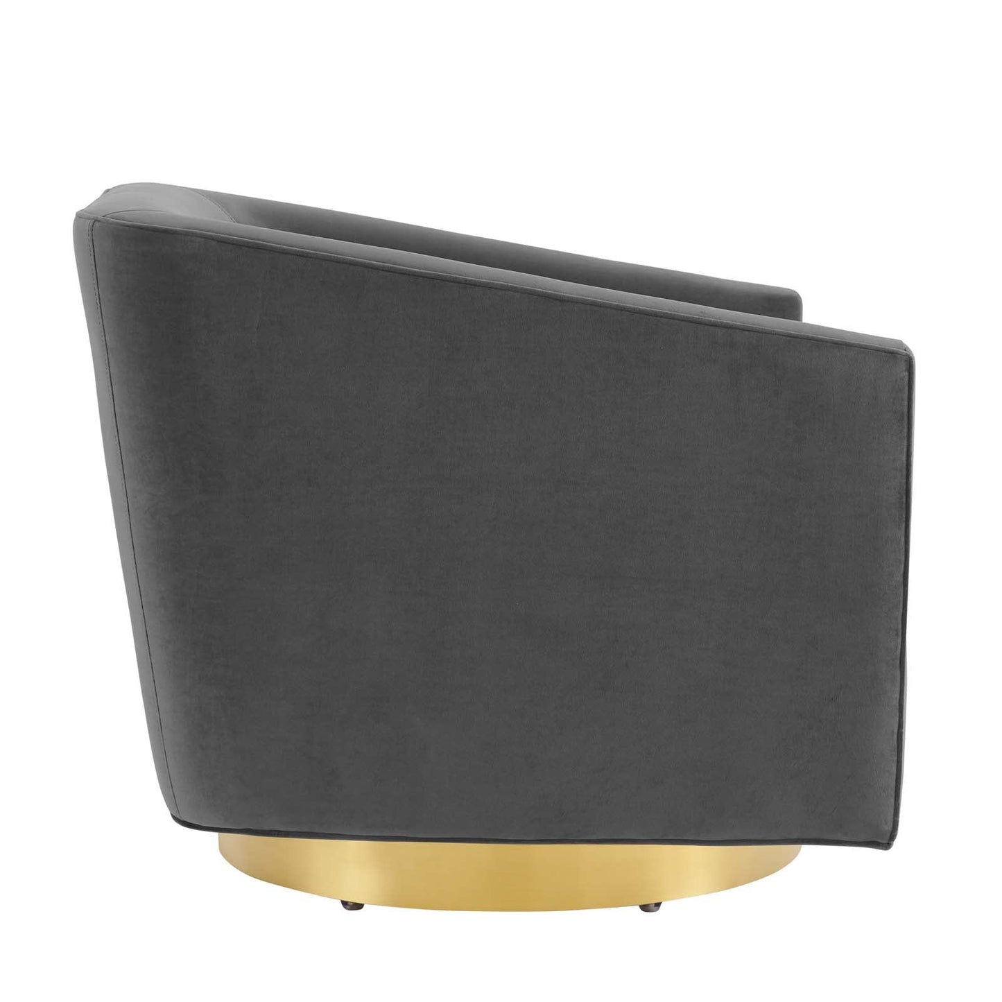 Twist Accent Lounge Performance Velvet Swivel Chair By Modway | Lounge Chairs | Modishstore-4