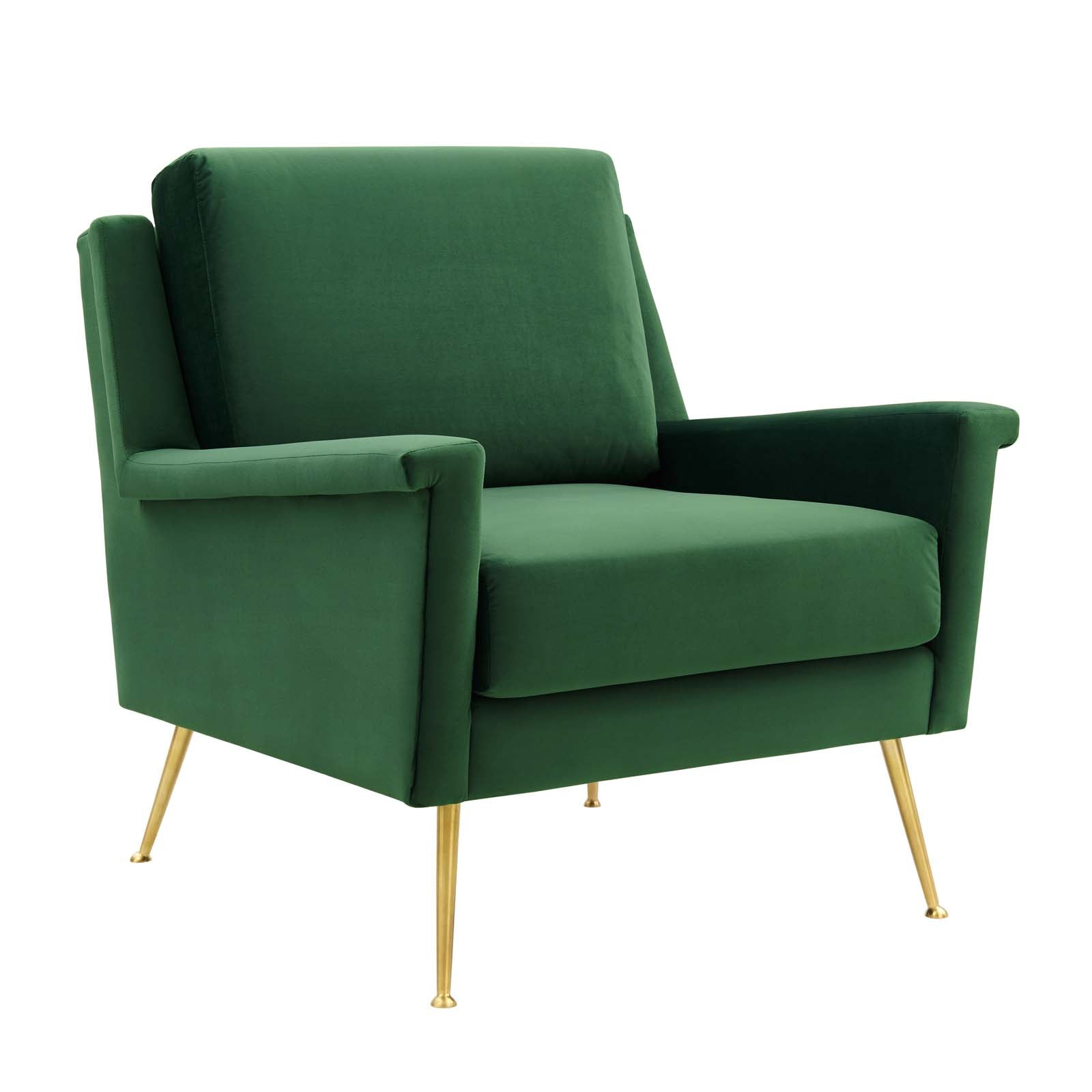 Chesapeake Performance Velvet Armchair By Modway | Armchairs | 