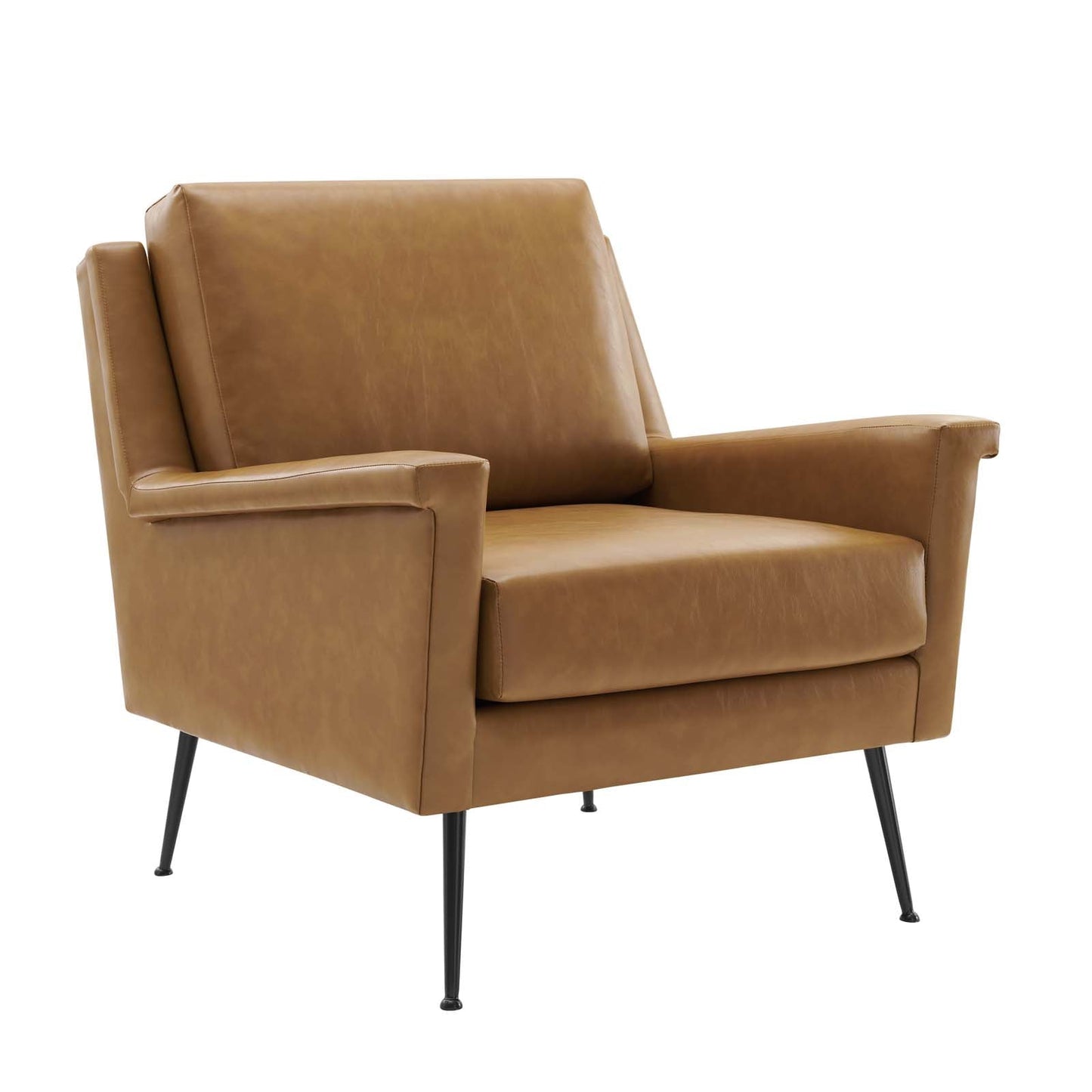 Chesapeake Vegan Leather Armchair By Modway | Armchairs | 